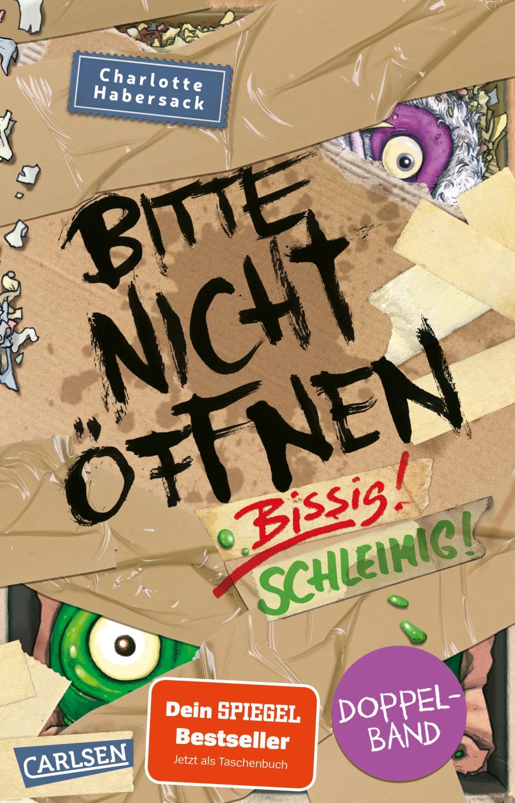 Vorderes Coverbild Bitte nicht öffnen: Doppelband (Enthält die Bände 1: Bissig!, 2: Schleimig!)