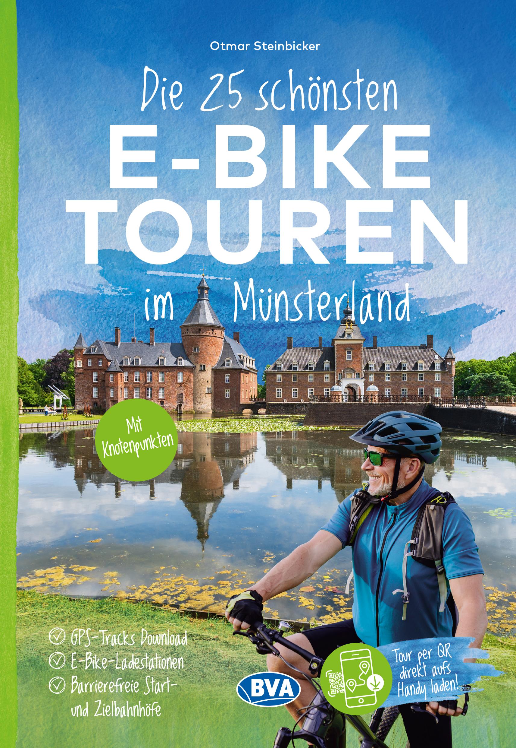 Vorderes Coverbild Die 25 schönsten E-Bike Touren im Münsterland
