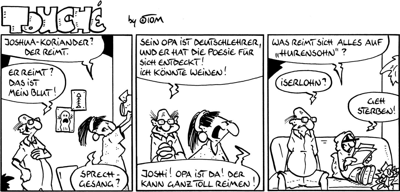 Beispielinhalt (Bild) TOM Touché 9500: Comicstrips und Cartoons