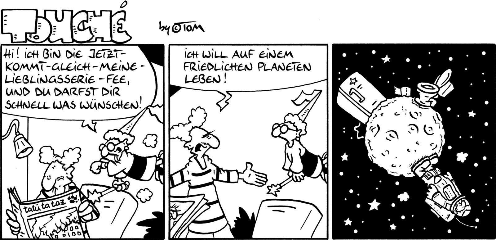 Beispielinhalt (Bild) TOM Touché 9500: Comicstrips und Cartoons