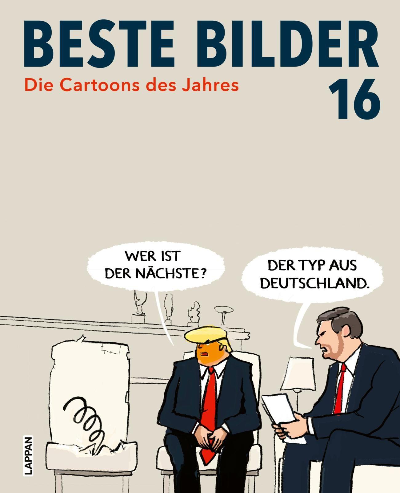 Vorderes Coverbild Beste Bilder 16 - Die Cartoons des Jahres 2025