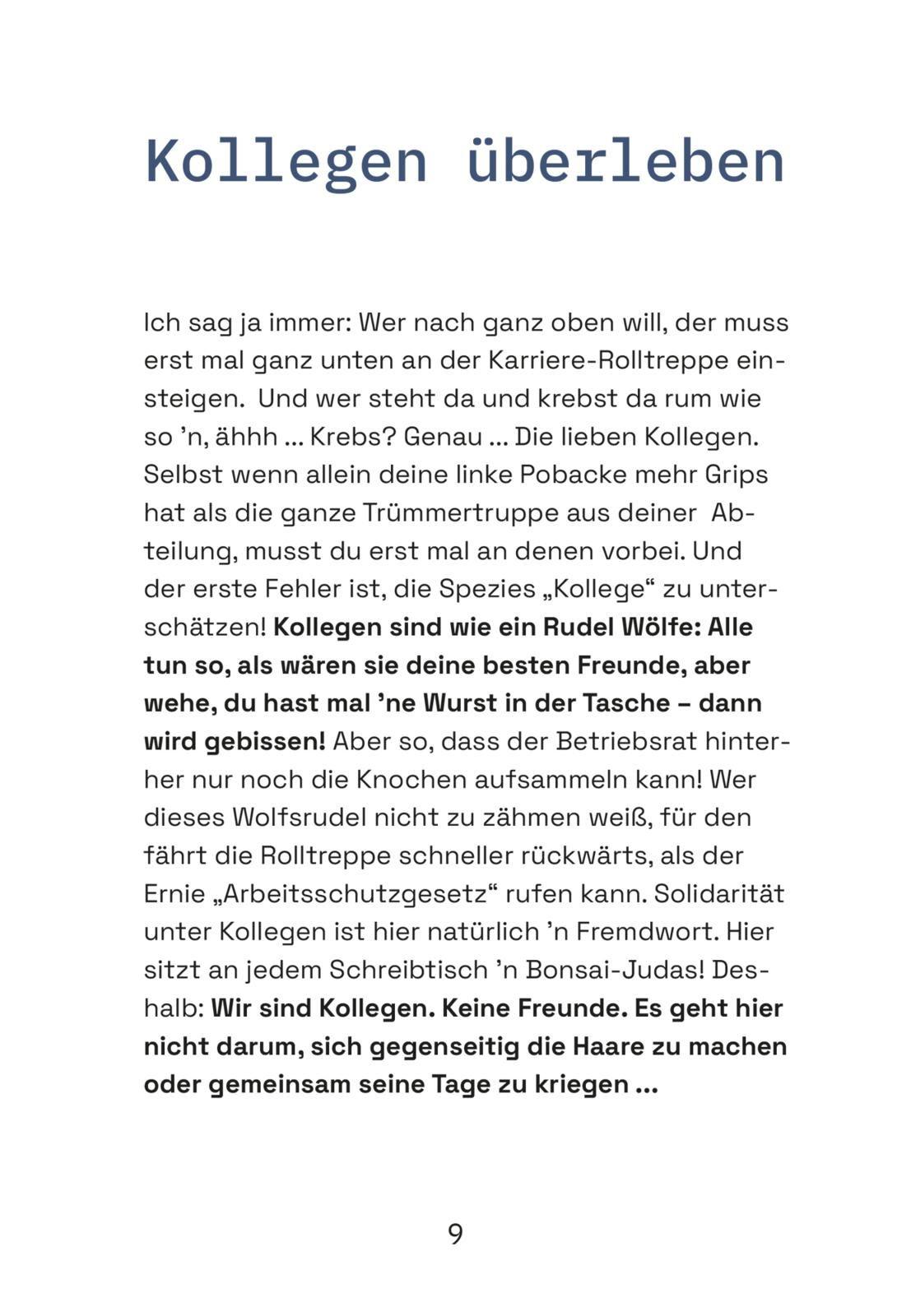 Beispielinhalt (Bild) Der kleine Stromberg fürs Büro