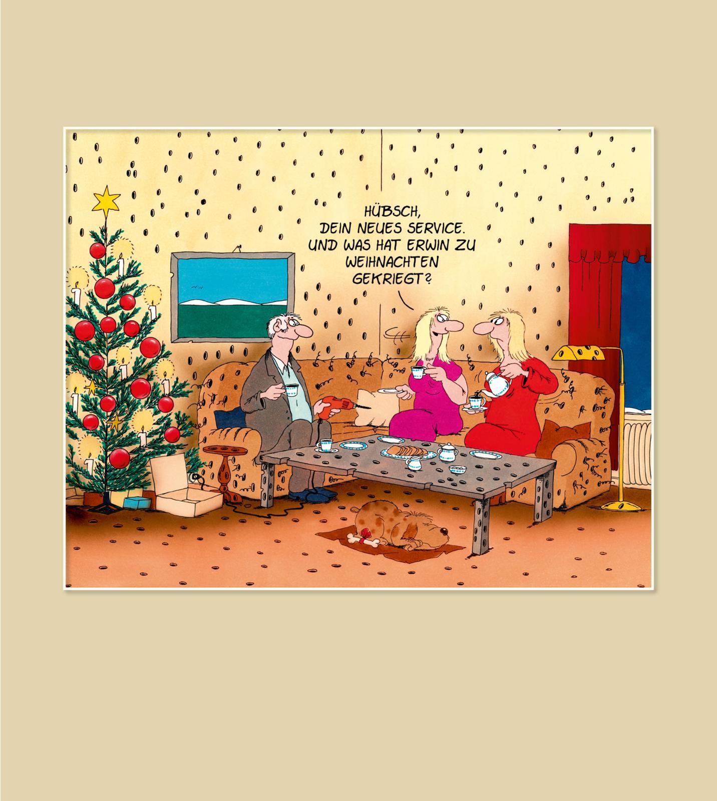 Beispielinhalt (Bild) Uli Stein: Festtage!: Frohe Weihnachten