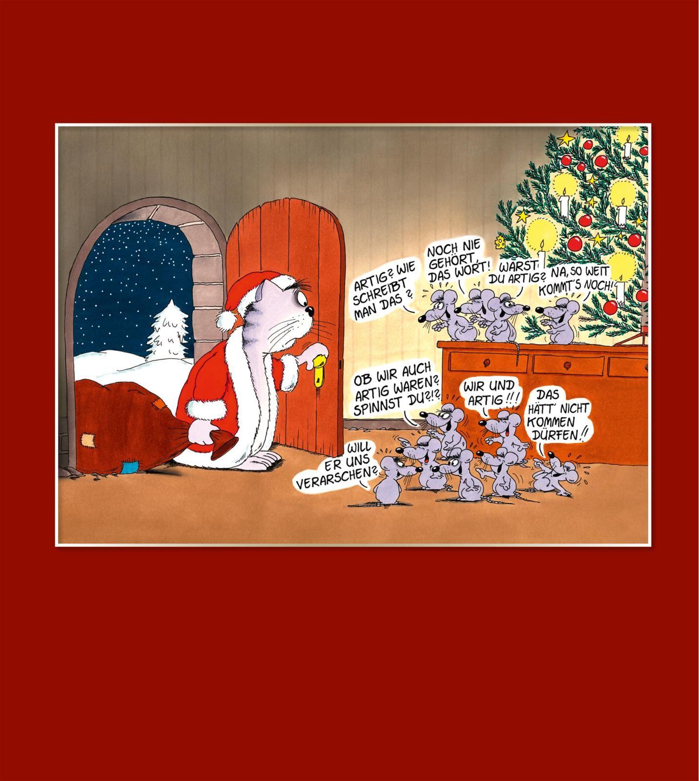 Beispielinhalt (Bild) Uli Stein: Festtage!: Frohe Weihnachten