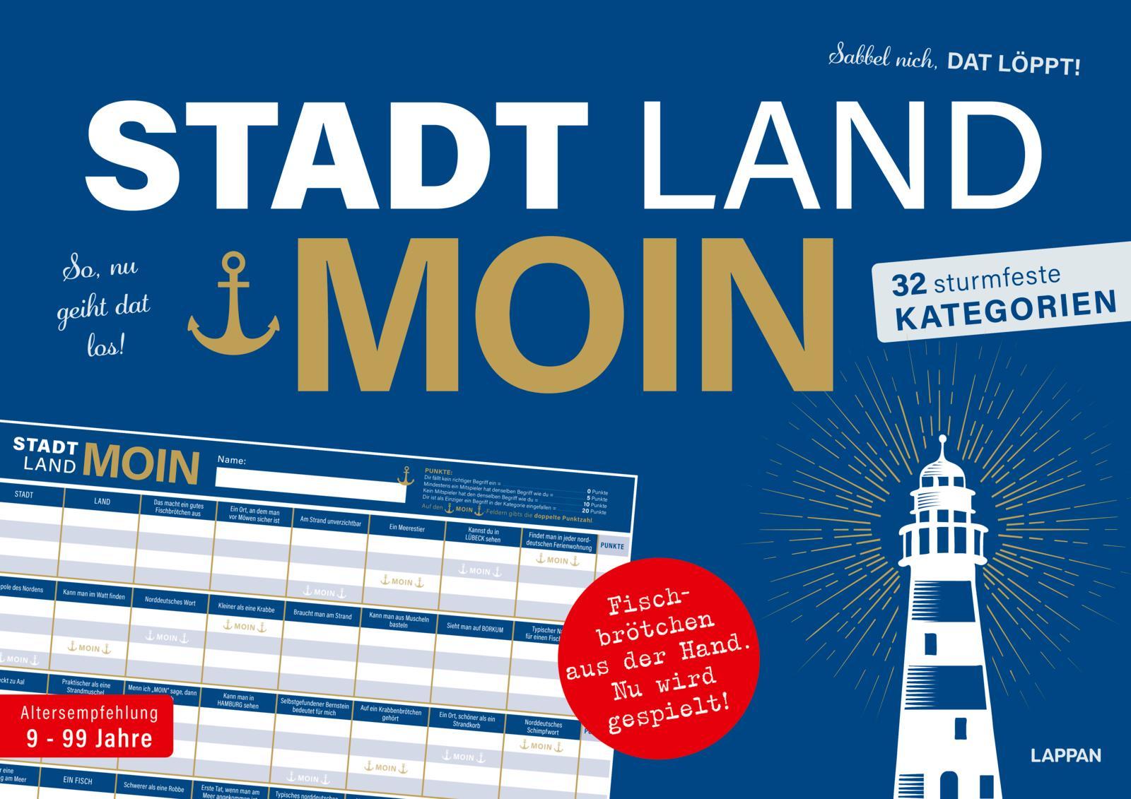 Vorderes Coverbild Stadt, Land, MOIN