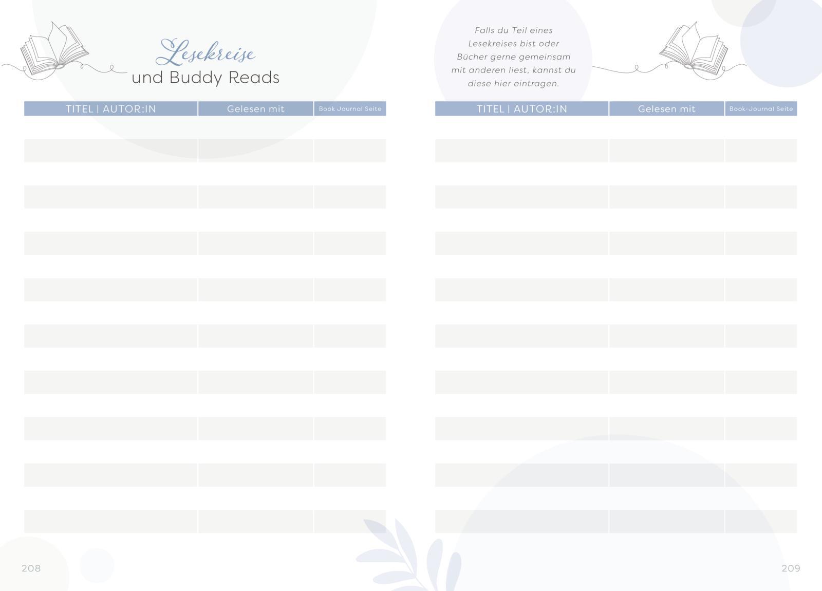 Beispielinhalt (Bild) eat.READ.sleep - Das Book Journal