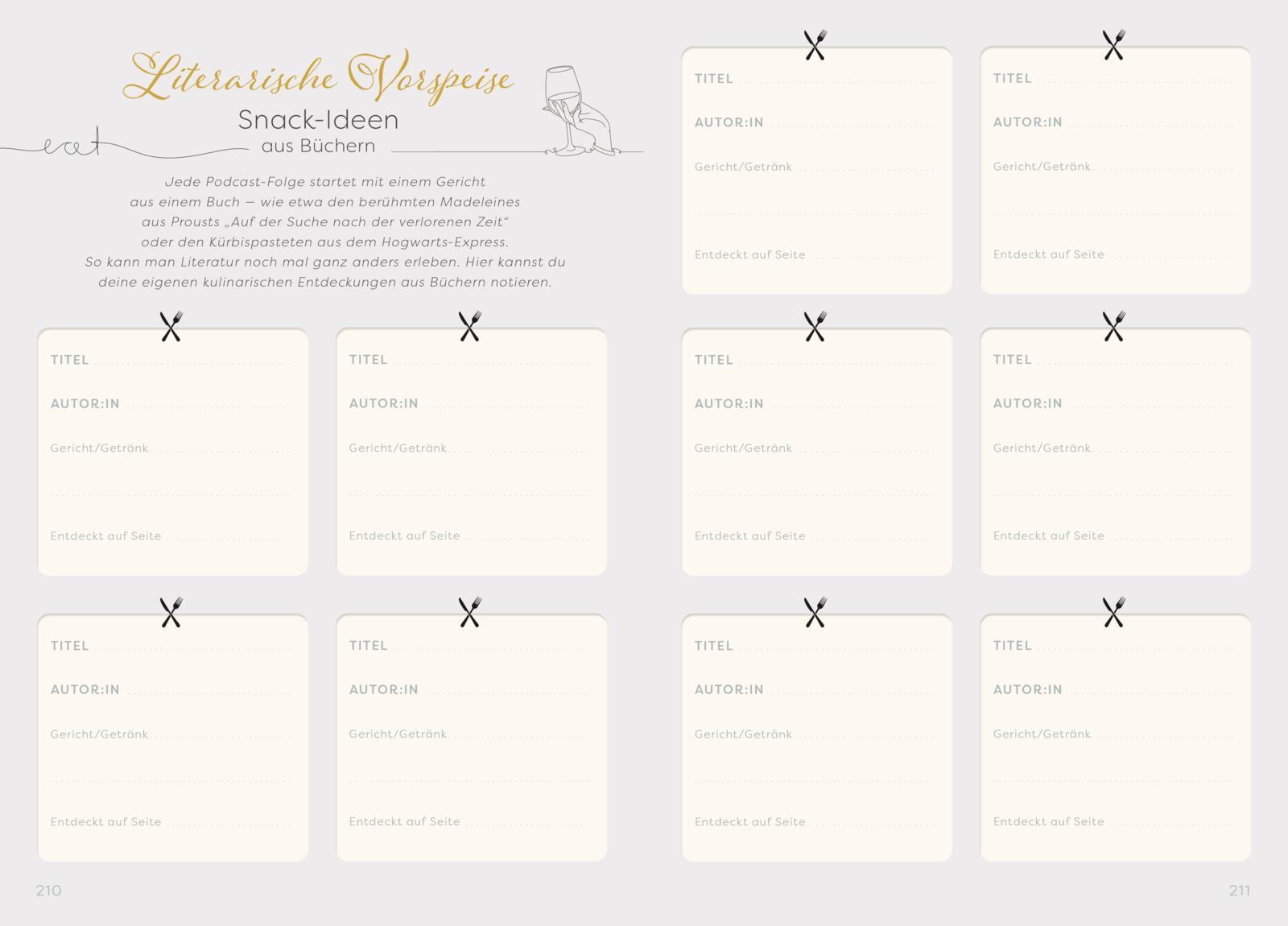 Beispielinhalt (Bild) eat.READ.sleep - Das Book Journal