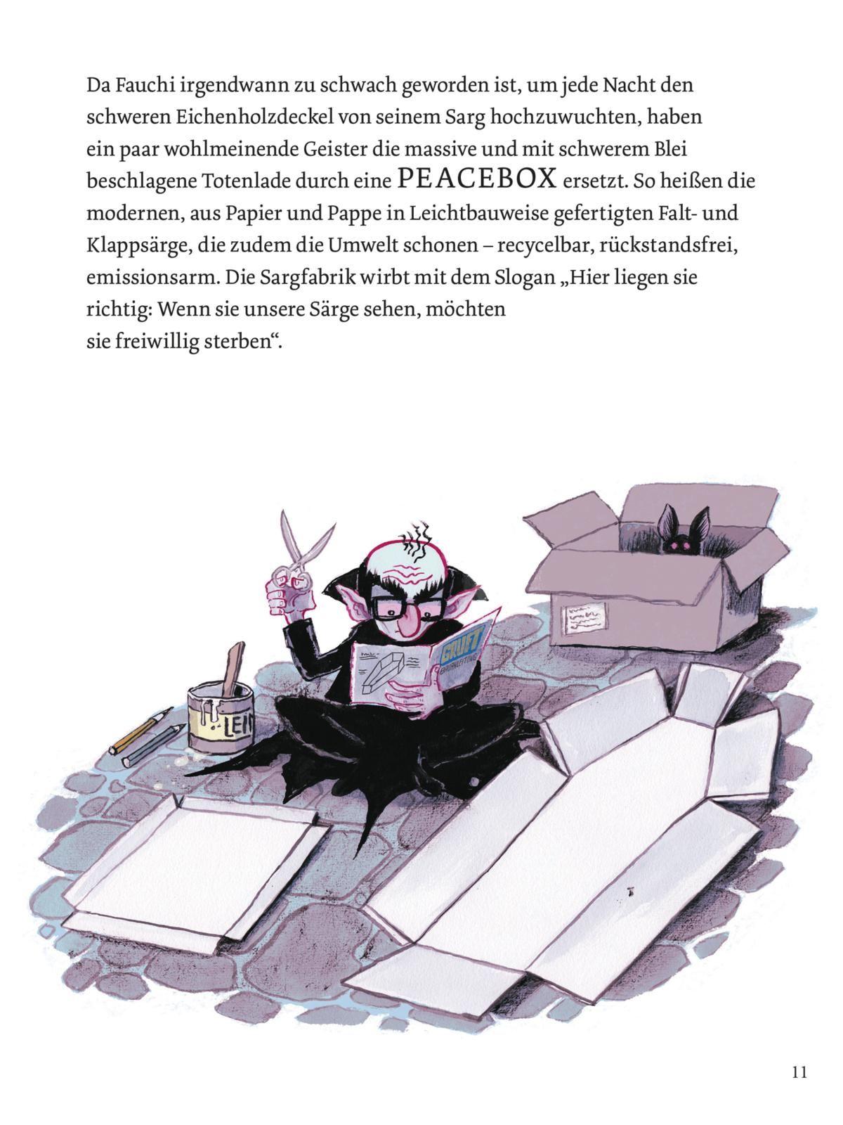 Beispielinhalt (Bild) Graf Fauchi und das verschwundene Gebiss