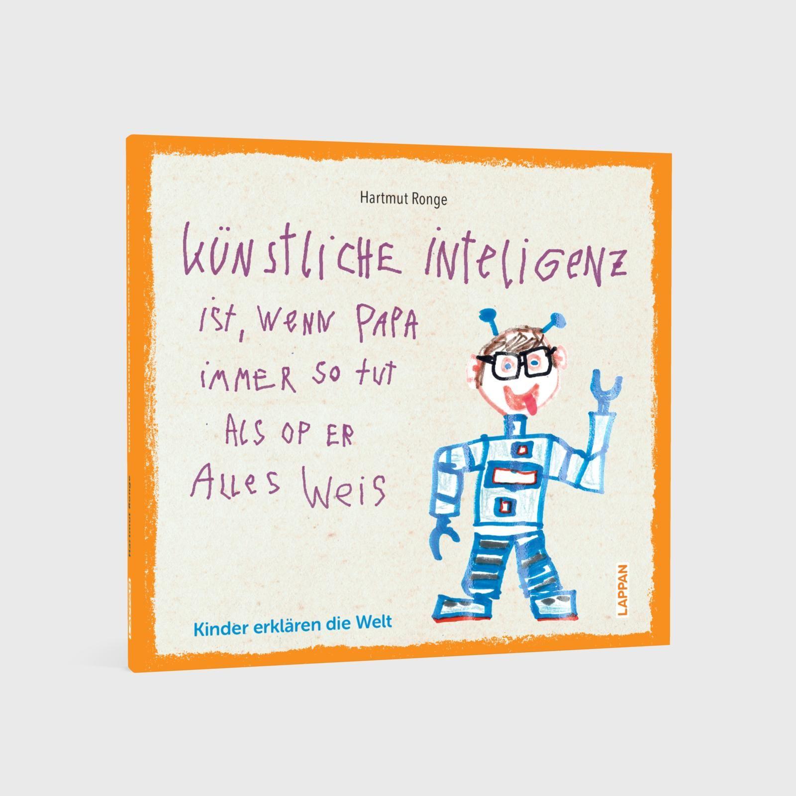 Beispielinhalt (Bild) Künstliche Inteligenz ist, wenn Papa nur so tut als op er alles weis