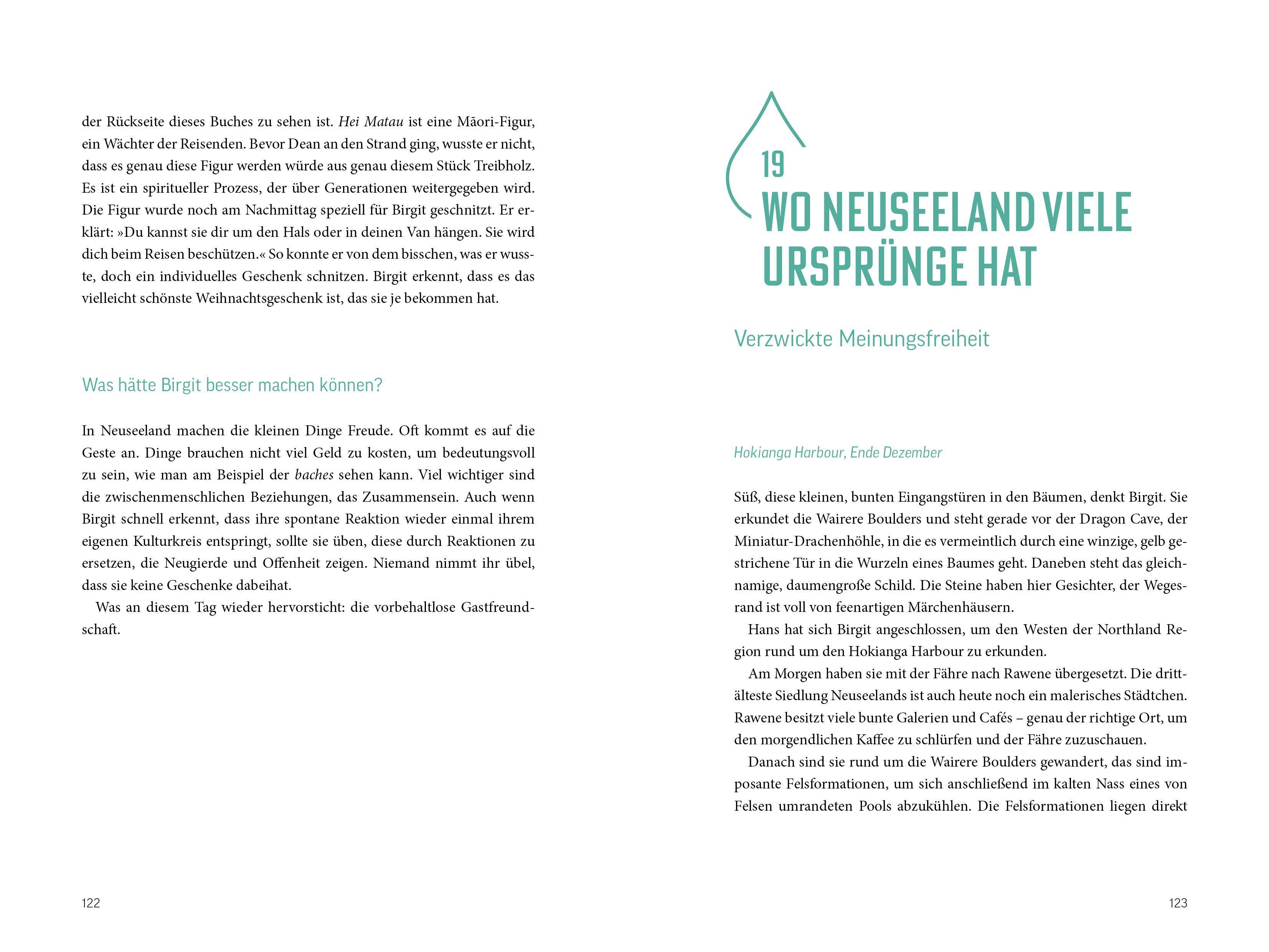 Beispielinhalt (Bild) Fettnäpfchenführer Neuseeland