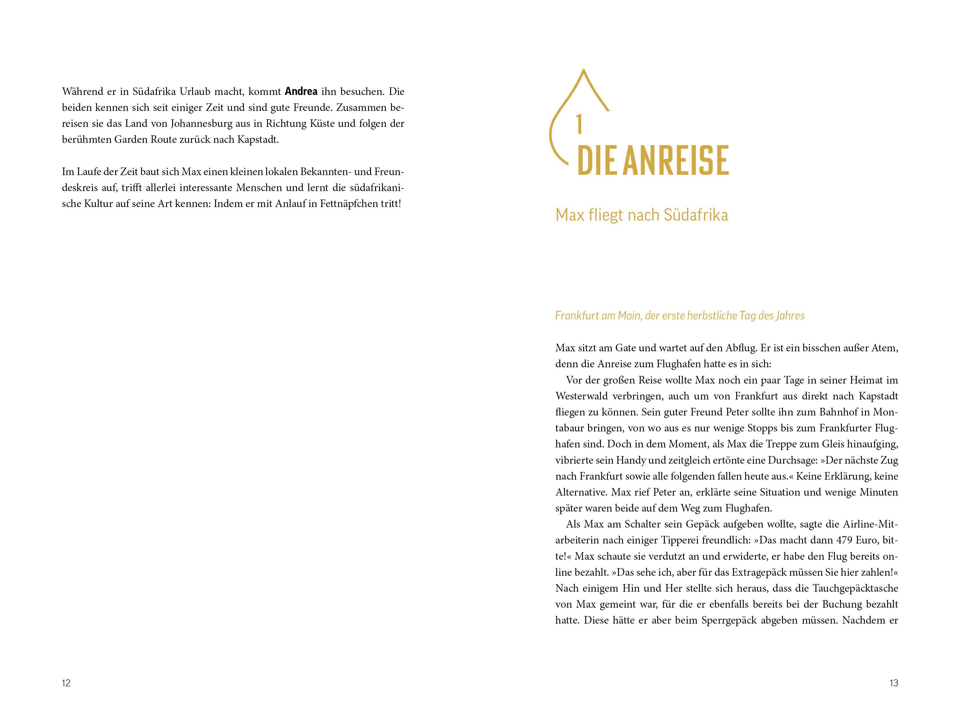 Beispielinhalt (Bild) Fettnäpfchenführer Südafrika