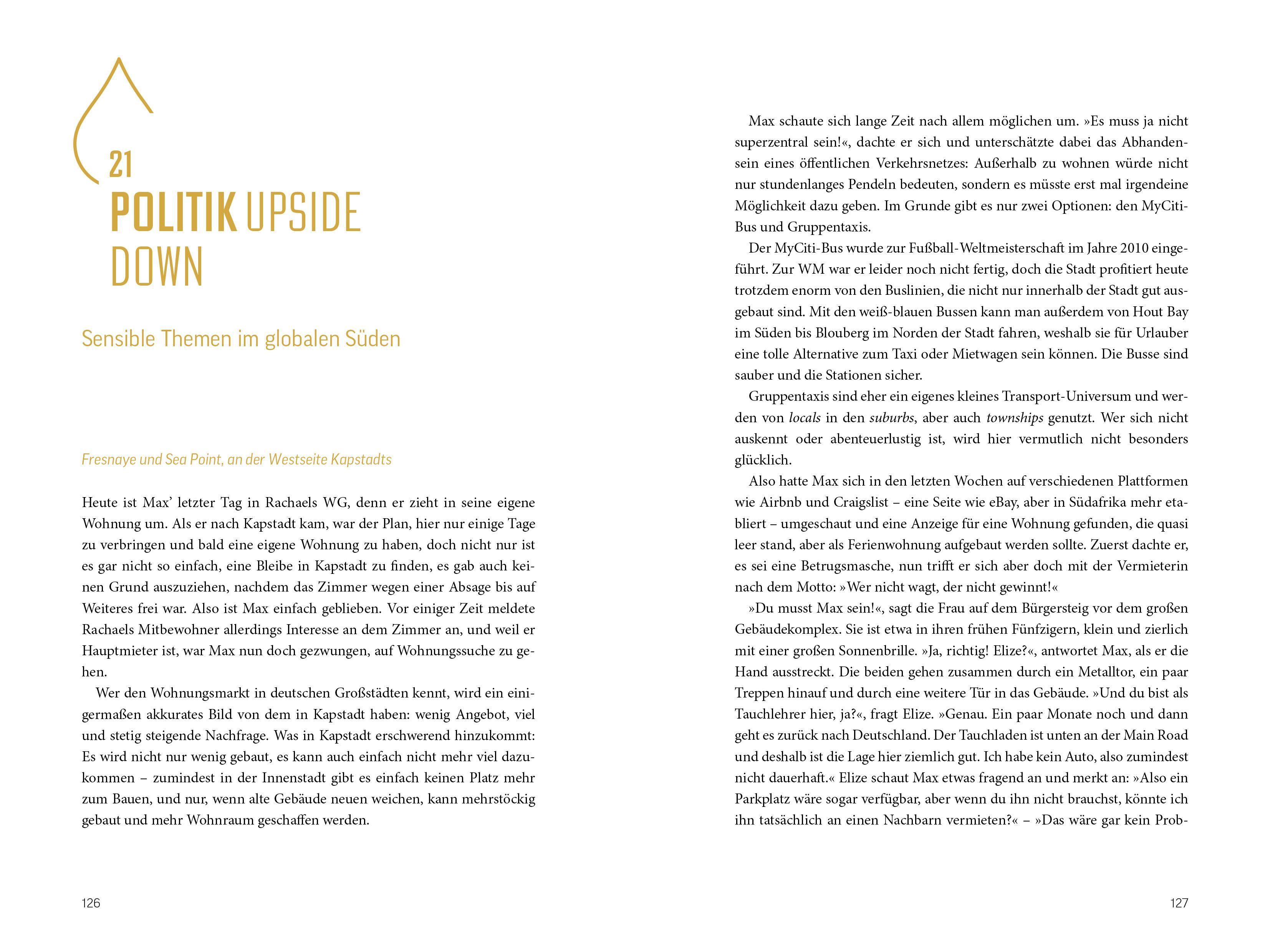 Beispielinhalt (Bild) Fettnäpfchenführer Südafrika