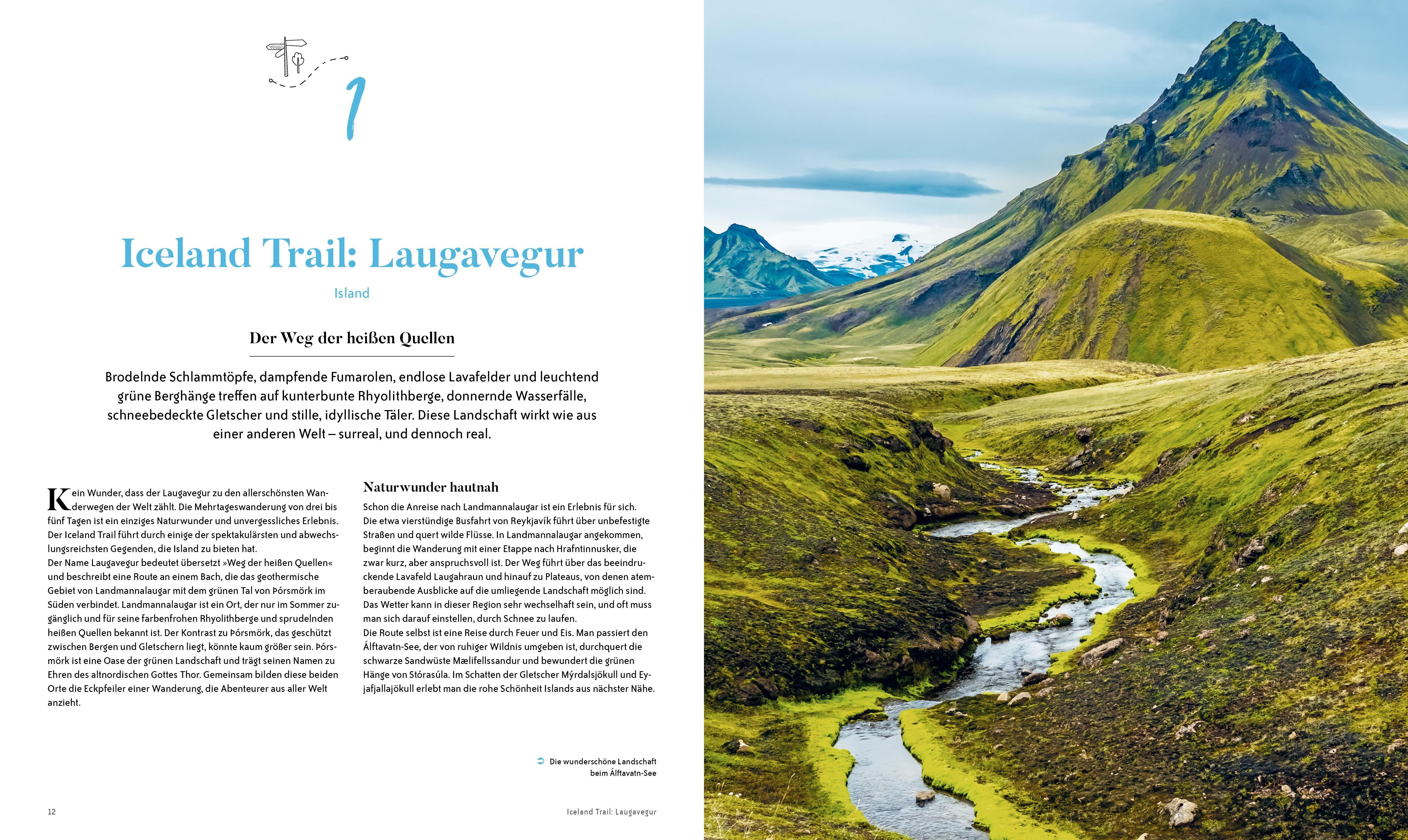 Beispielinhalt (Bild) Die ultimativen Wanderwege in Europa