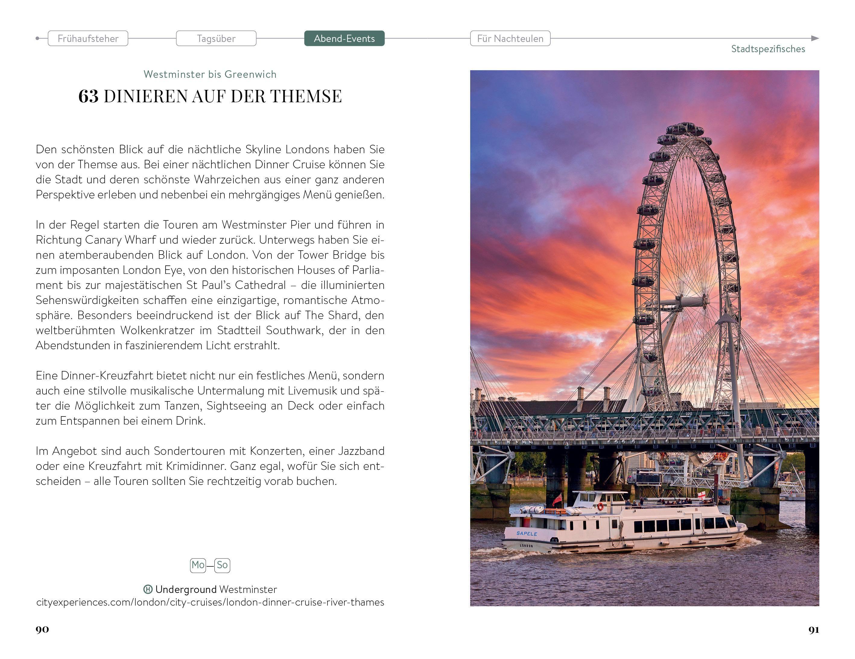 Beispielinhalt (Bild) Mein perfektes Wochenende London