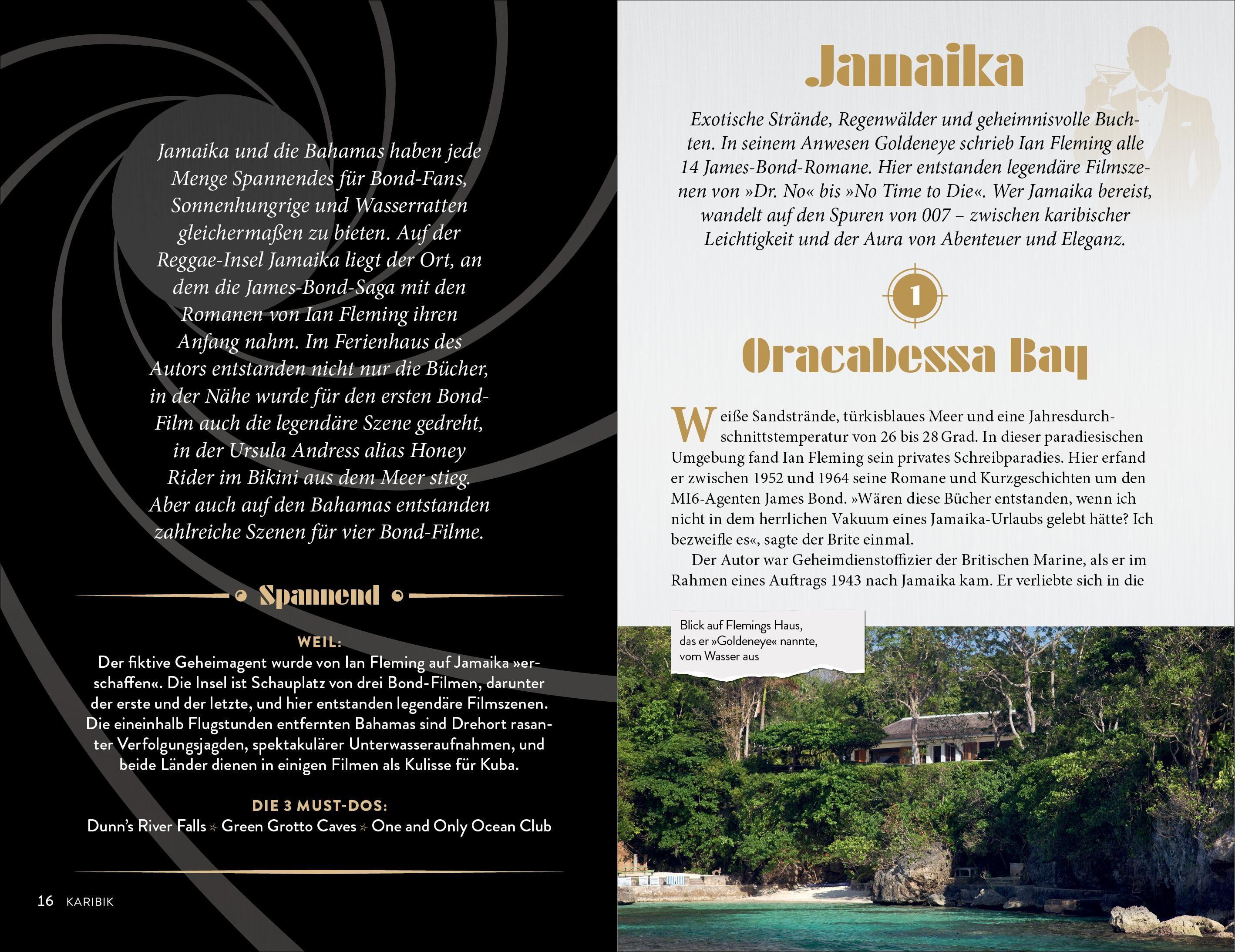 Beispielinhalt (Bild) Der inoffizielle James Bond Reiseführer