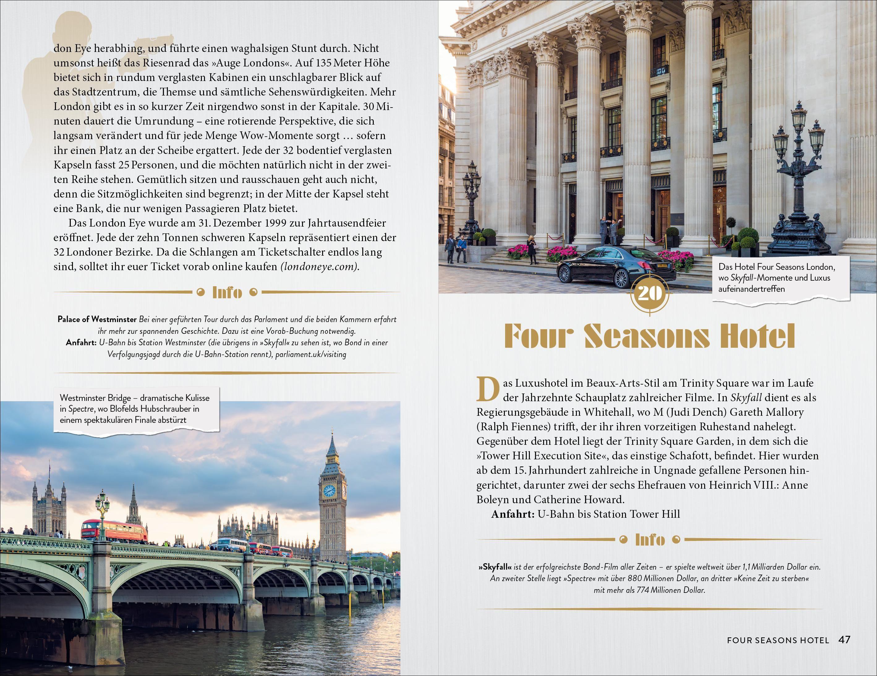 Beispielinhalt (Bild) Der inoffizielle James Bond Reiseführer
