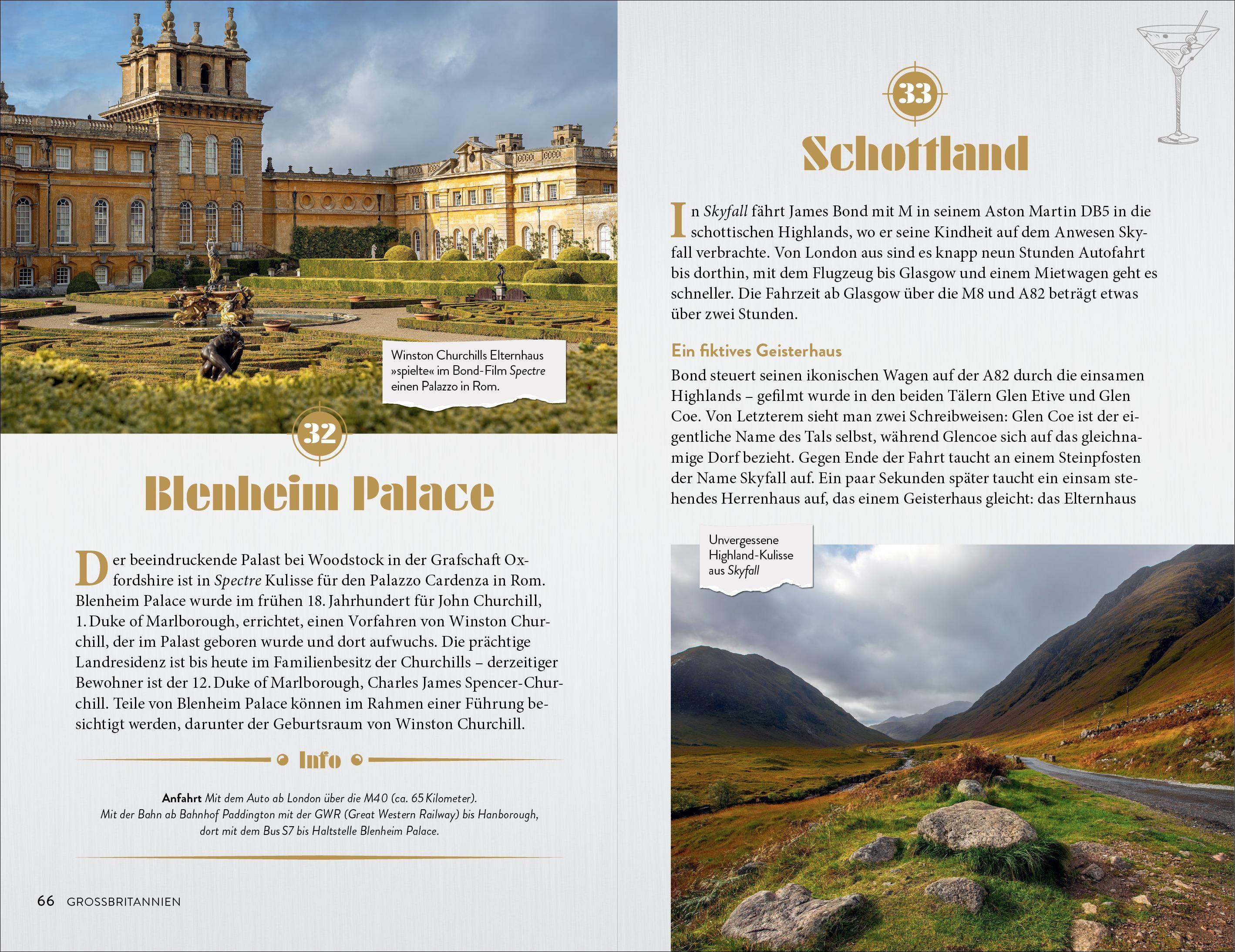 Beispielinhalt (Bild) Der inoffizielle James Bond Reiseführer