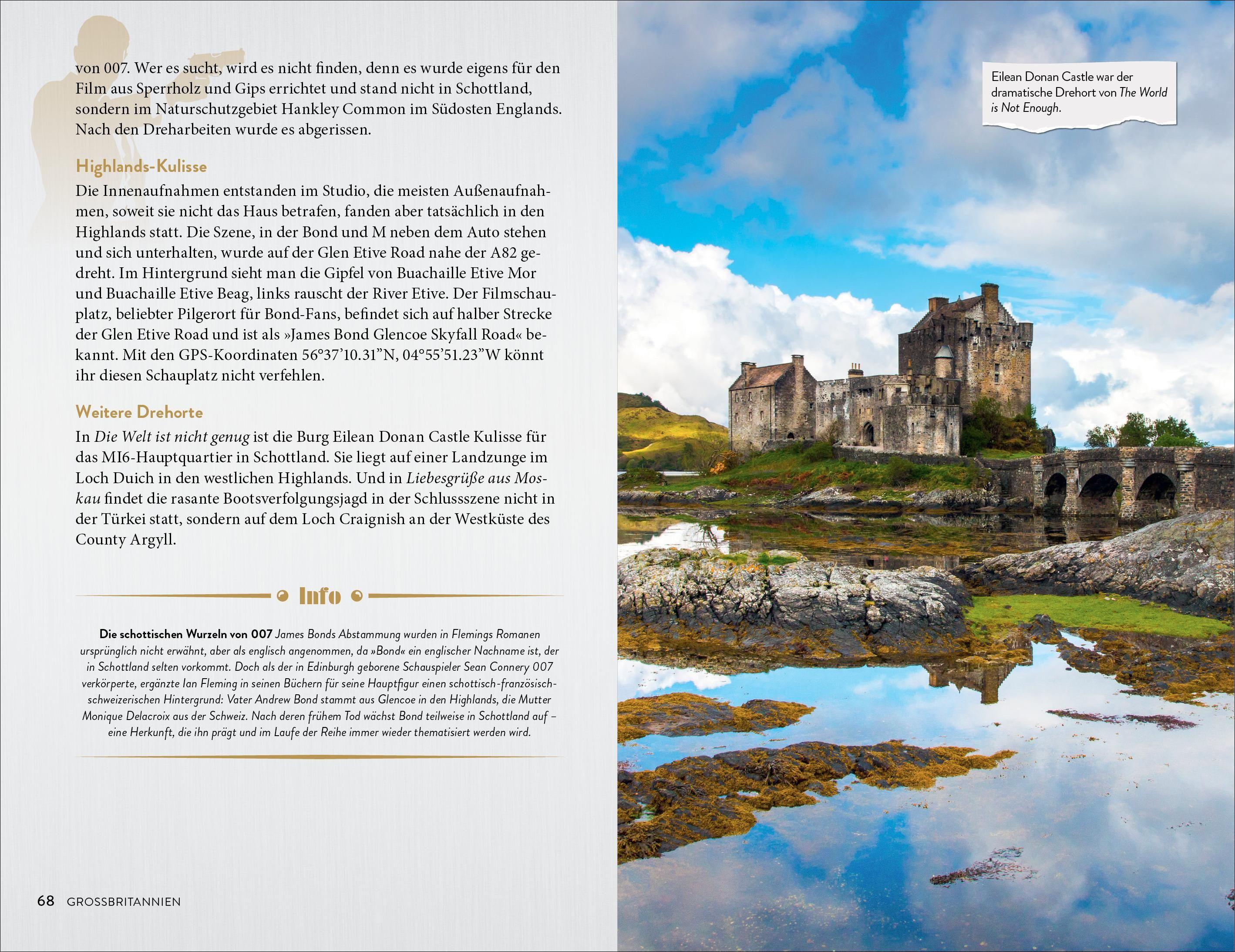 Beispielinhalt (Bild) Der inoffizielle James Bond Reiseführer