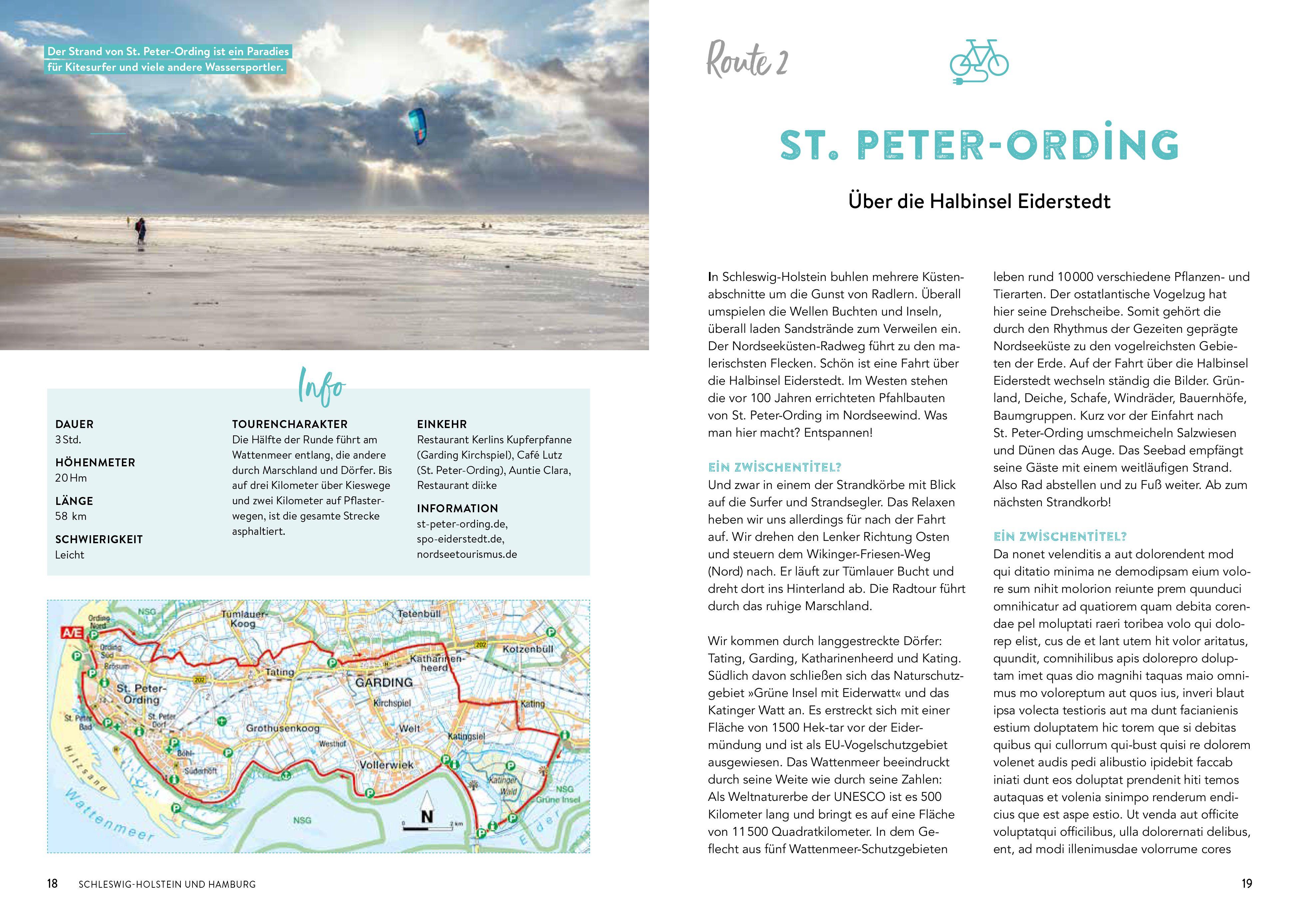 Beispielinhalt (Bild) Die 100 schönsten E-Bike-Touren in Deutschland