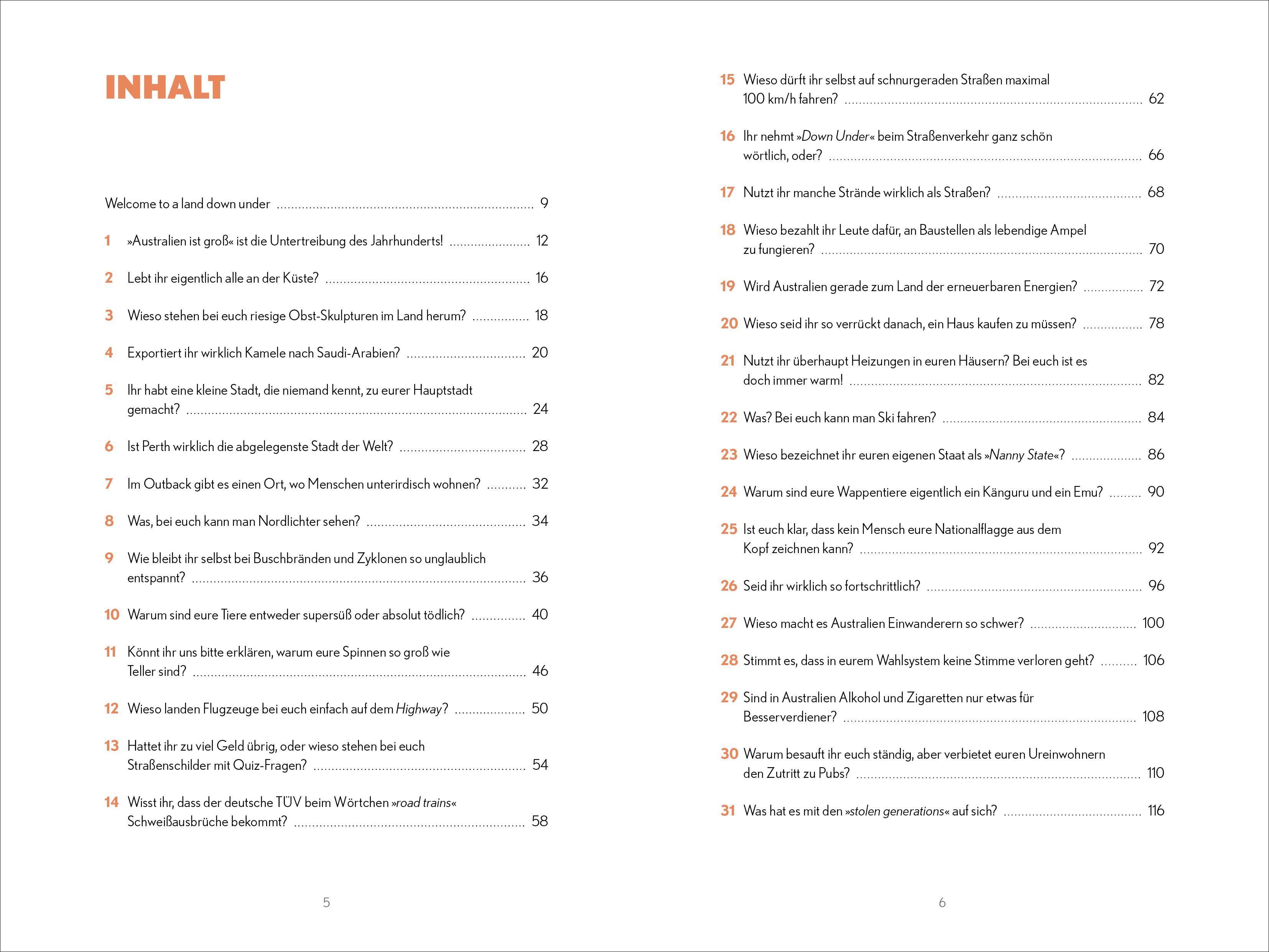 Beispielinhalt (Bild) Weird Australia