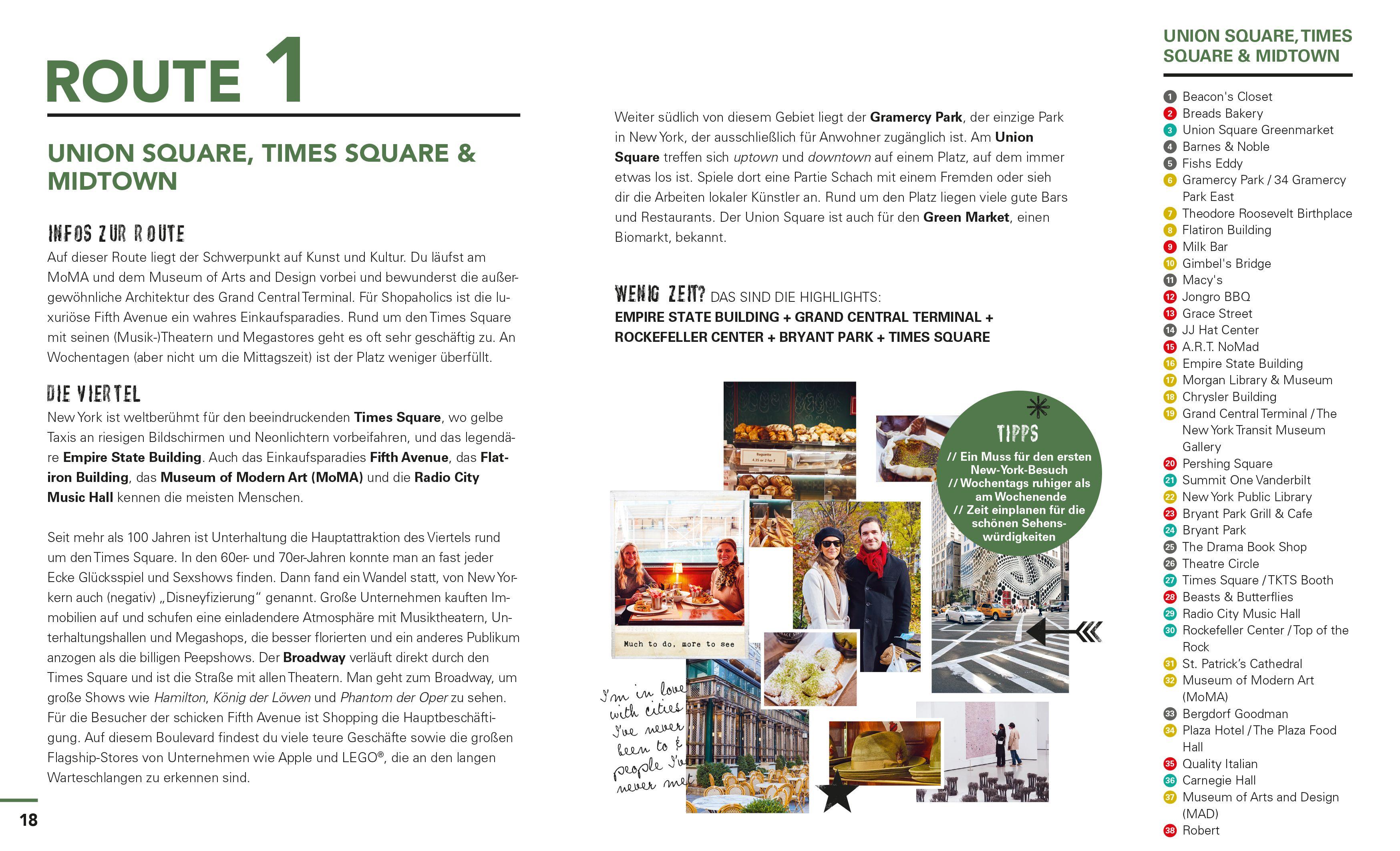 Beispielinhalt (Bild) happy time guide New York