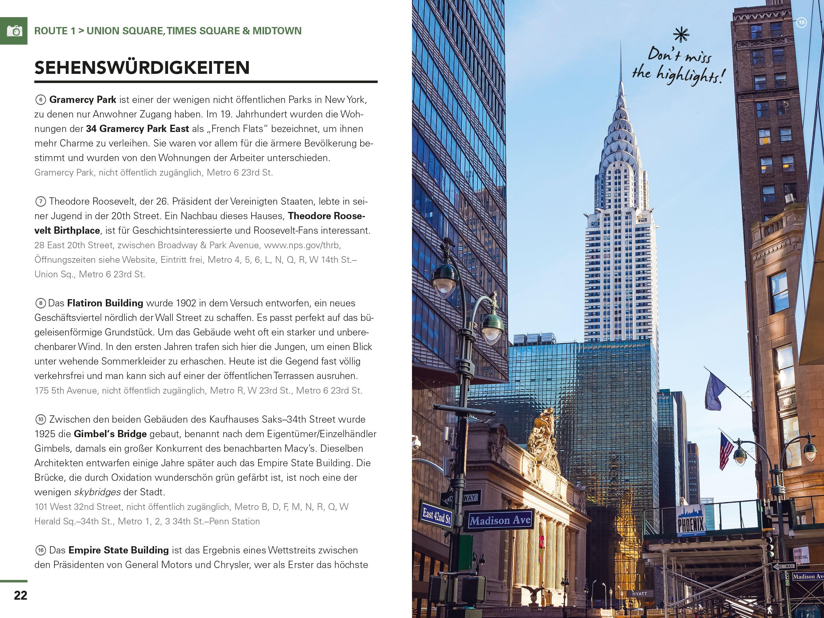 Beispielinhalt (Bild) happy time guide New York