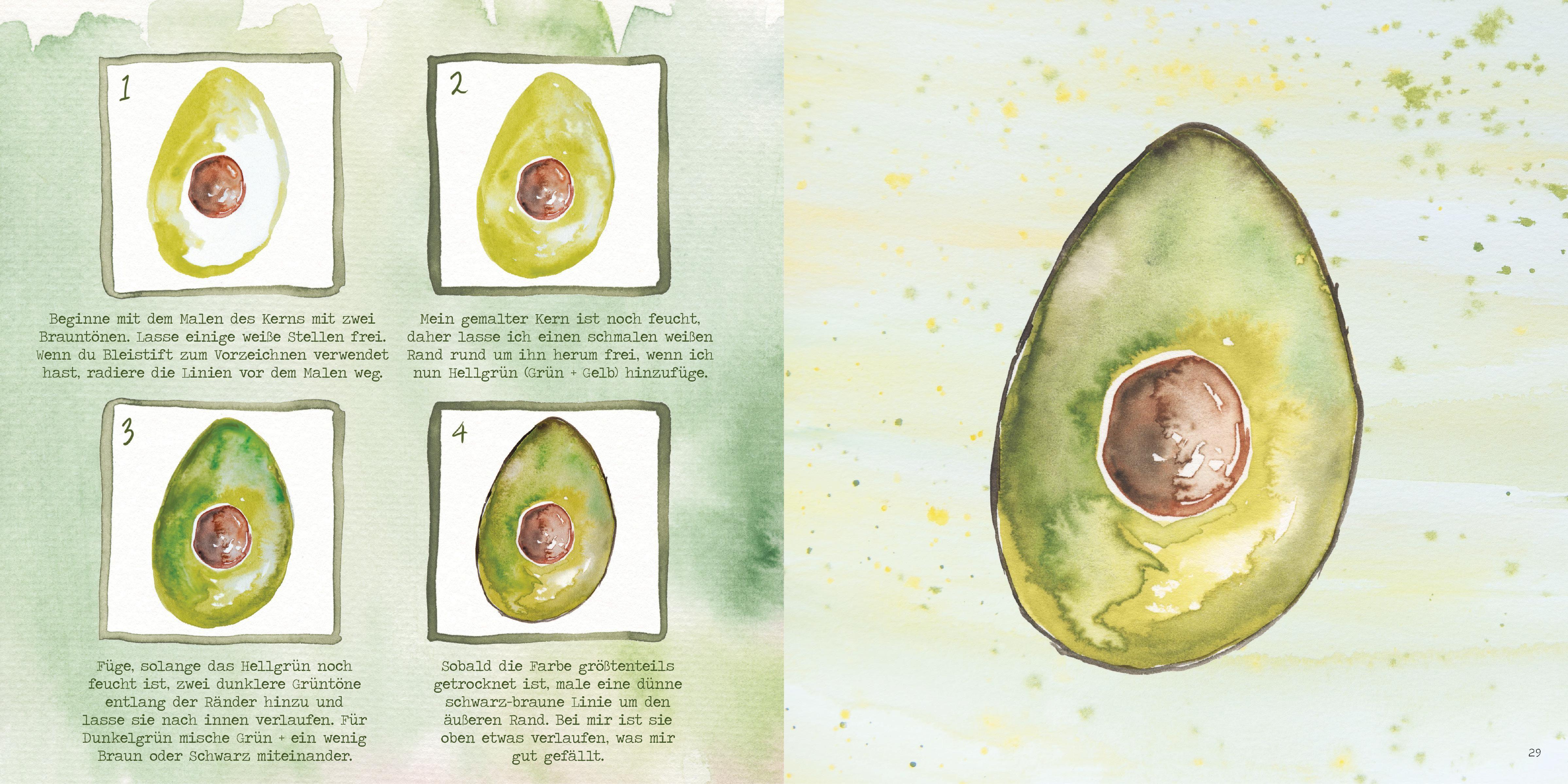 Beispielinhalt (Bild) Watercolor Food