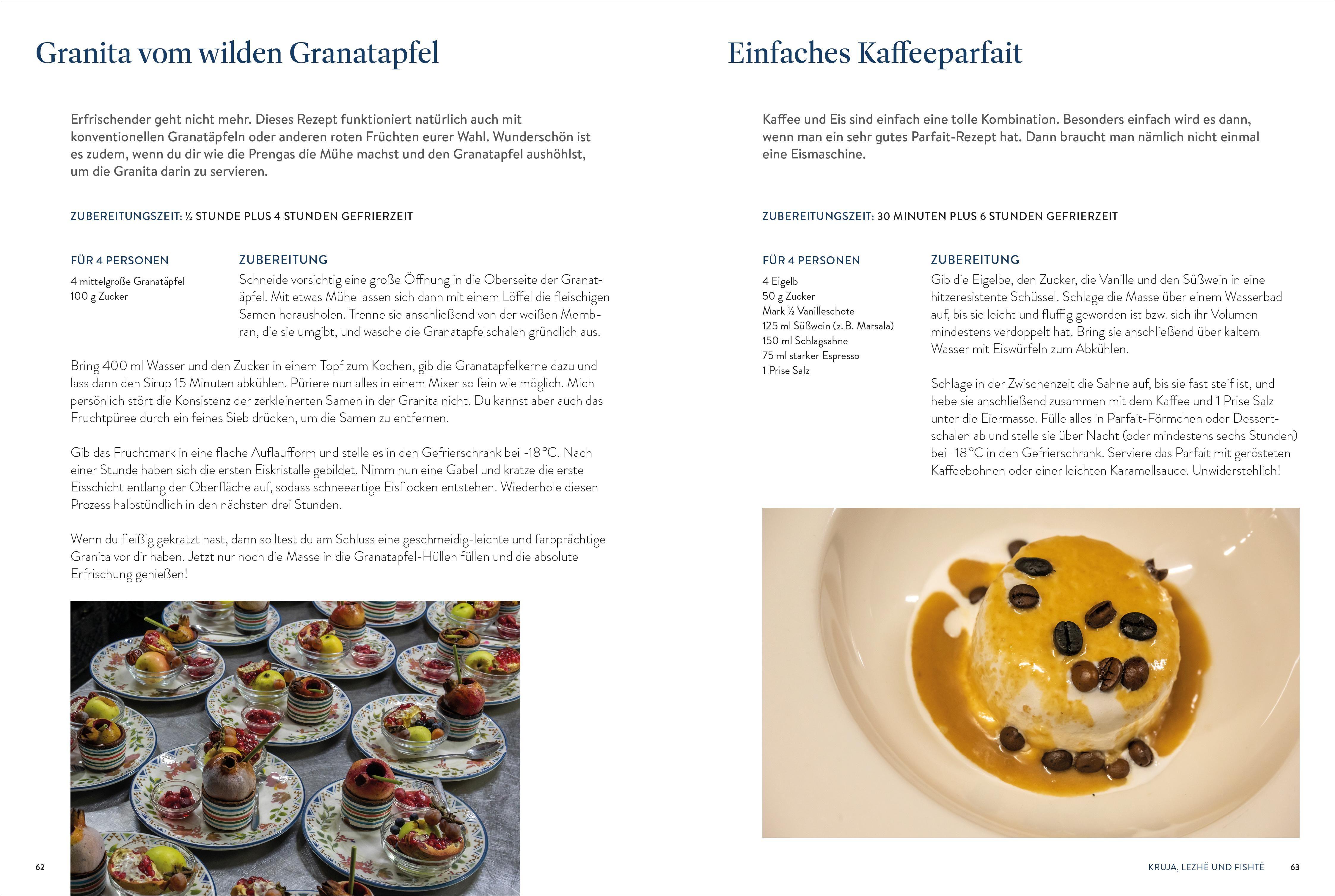 Beispielinhalt (Bild) Albanien. Das Kochbuch