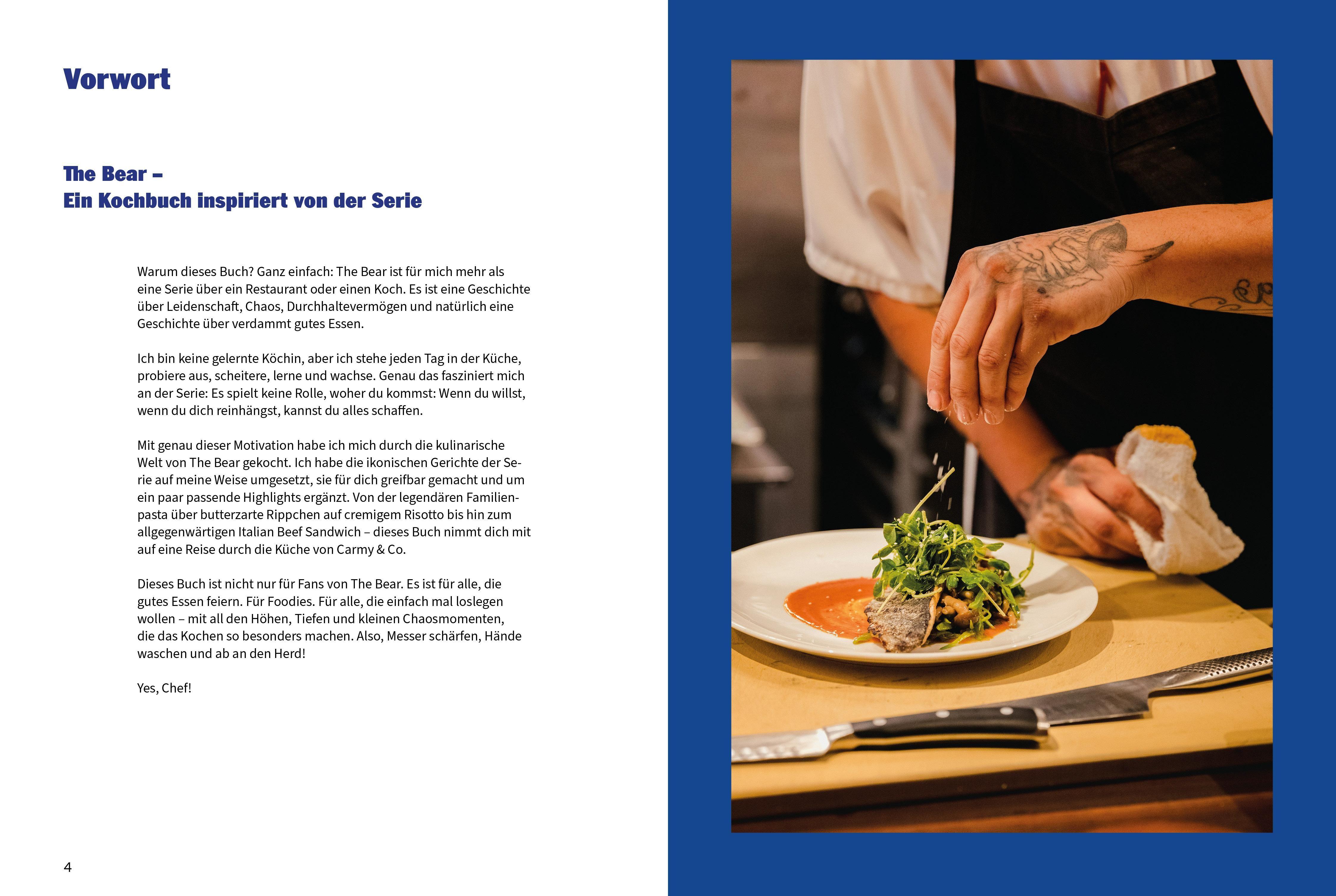 Beispielinhalt (Bild) Kochen wie bei The Bear: King of the Kitchen