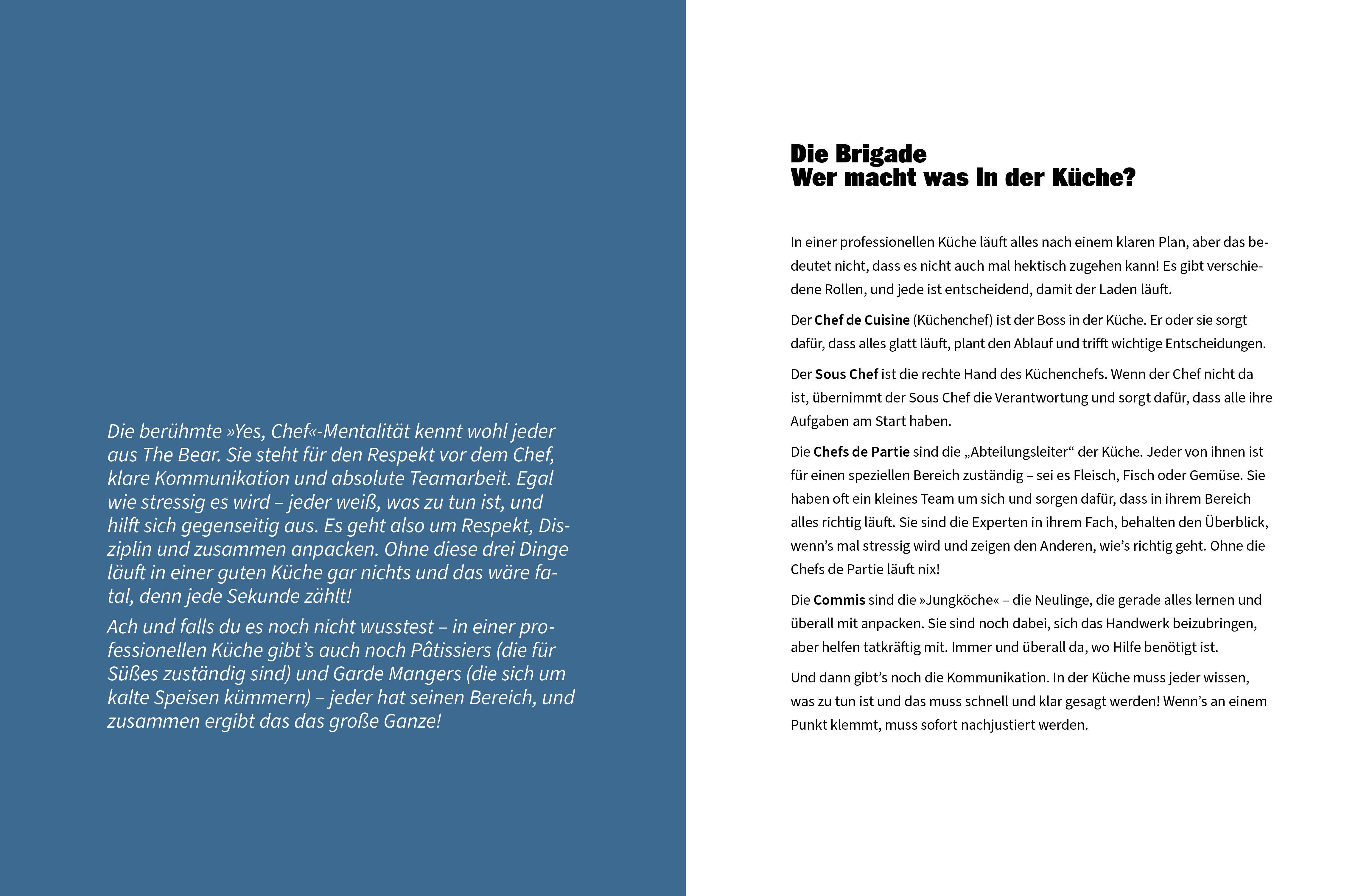 Beispielinhalt (Bild) Kochen wie bei The Bear: King of the Kitchen