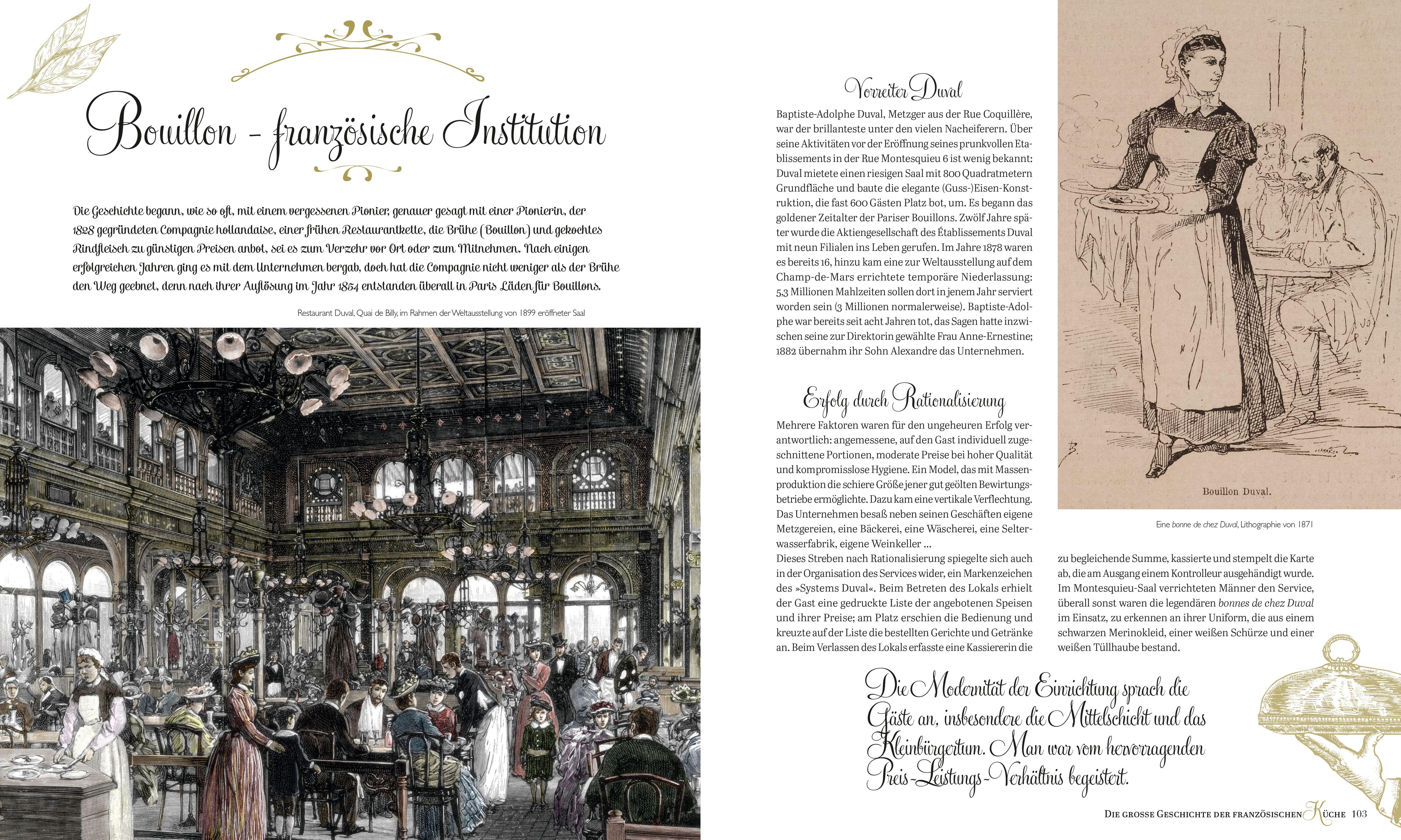 Beispielinhalt (Bild) Die große Geschichte der französischen Küche