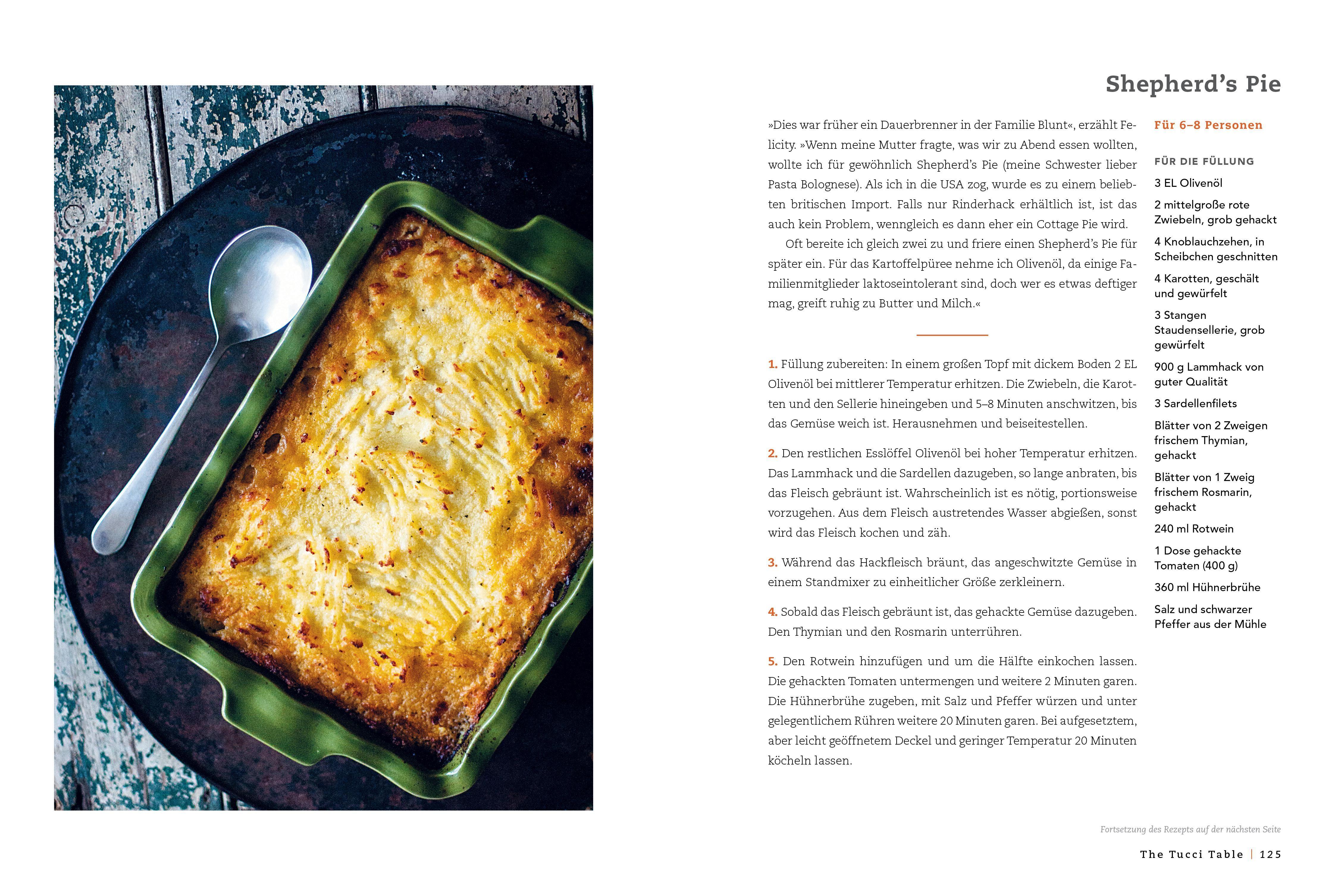 Beispielinhalt (Bild) The Tucci Table