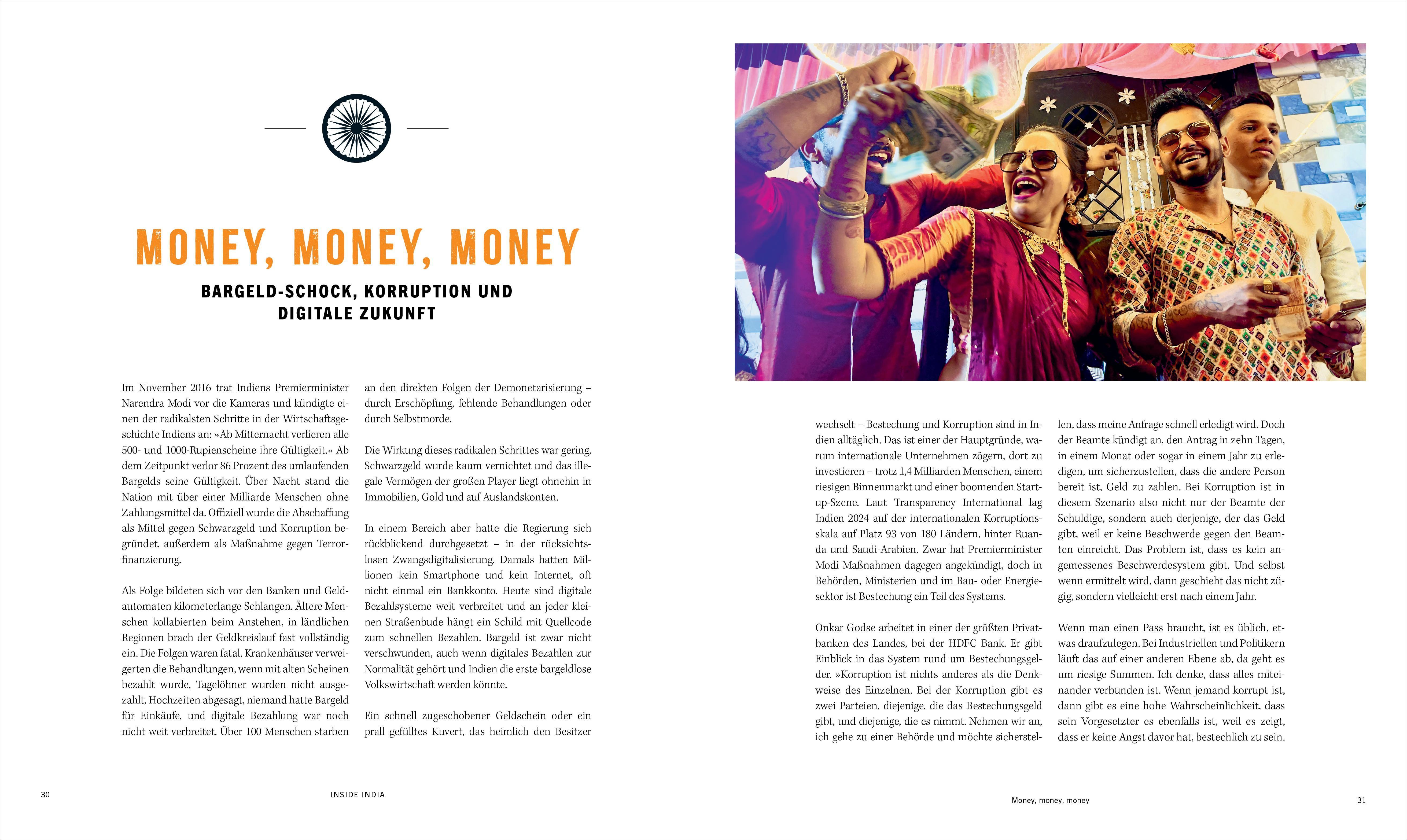 Beispielinhalt (Bild) Inside India