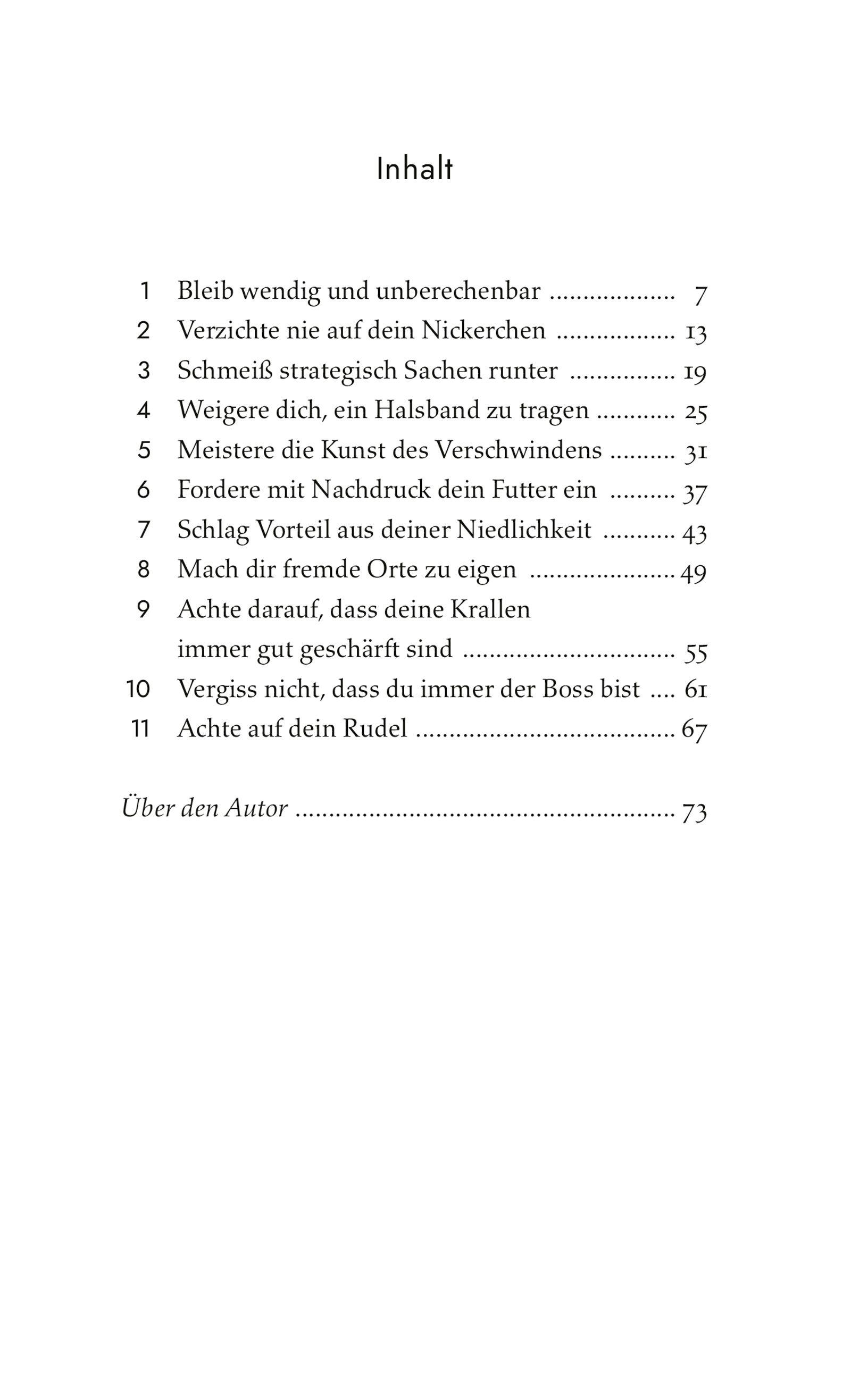 Beispielinhalt (Bild) Von Katzen lernen, den Faschismus zu überstehen