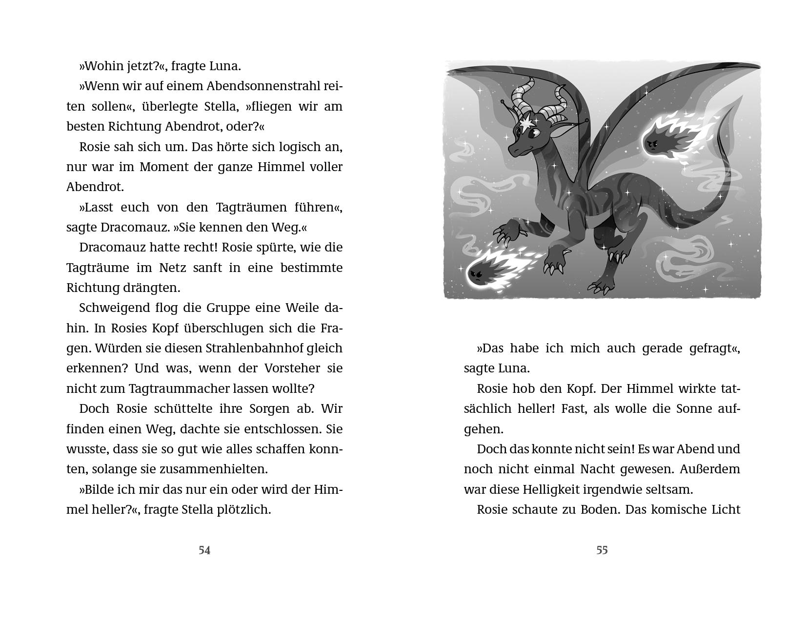 Beispielinhalt (Bild) Dragon Girls - Rosie, der Zwielichtdrache