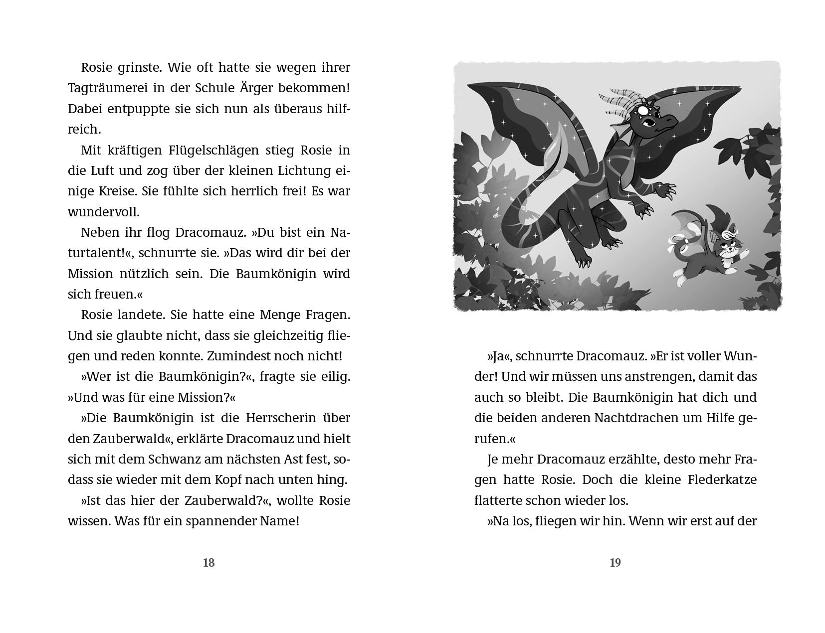 Beispielinhalt (Bild) Dragon Girls - Rosie, der Zwielichtdrache