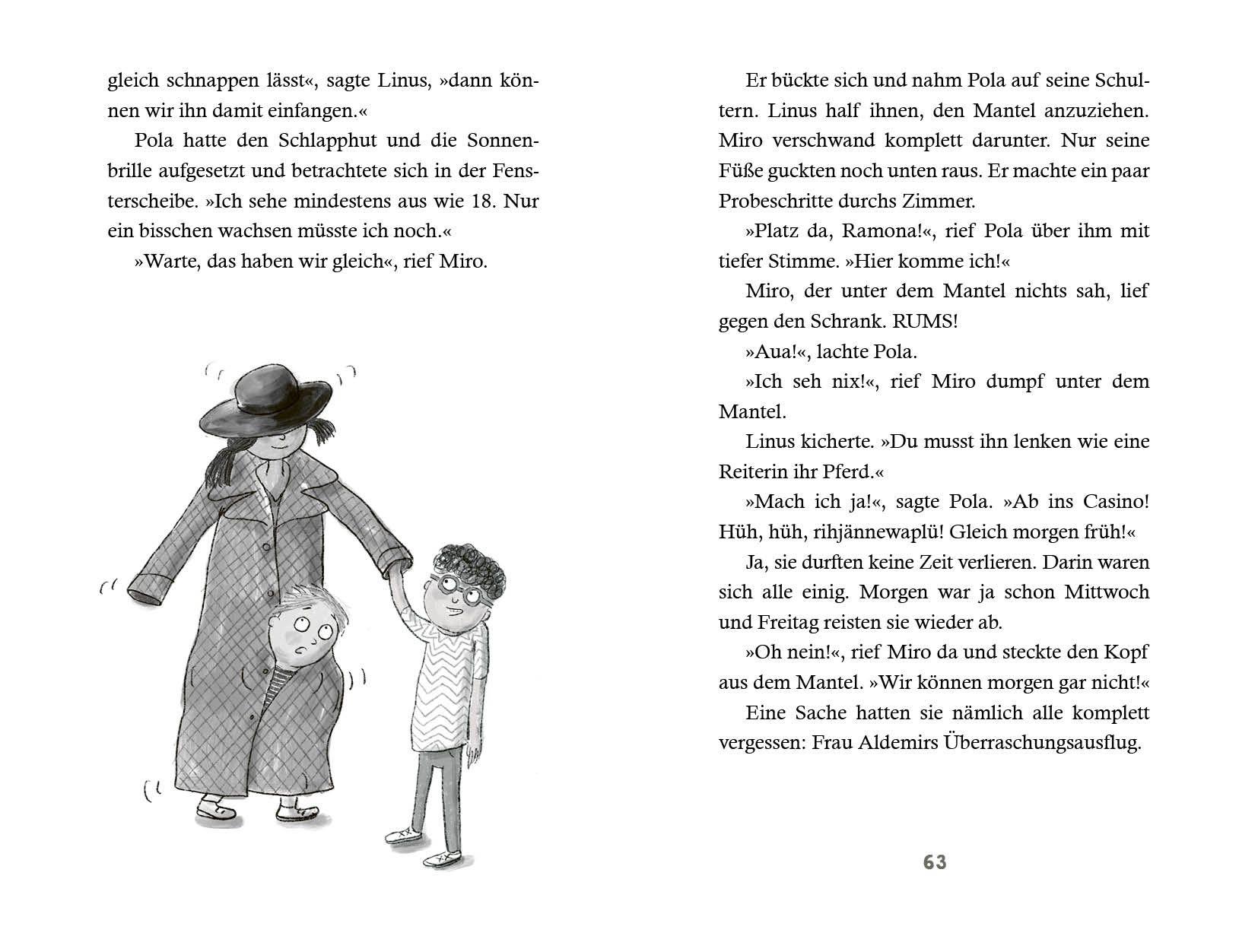 Beispielinhalt (Bild) Die Schurkenschnapp-AG räumt ab