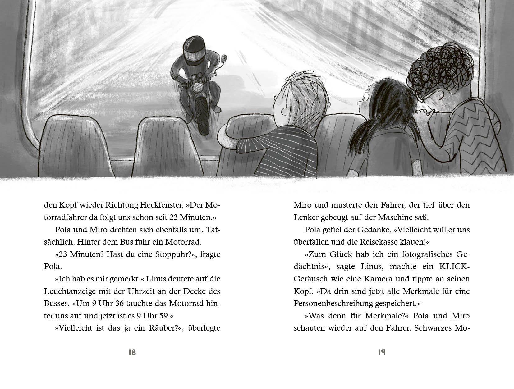 Beispielinhalt (Bild) Die Schurkenschnapp-AG räumt ab