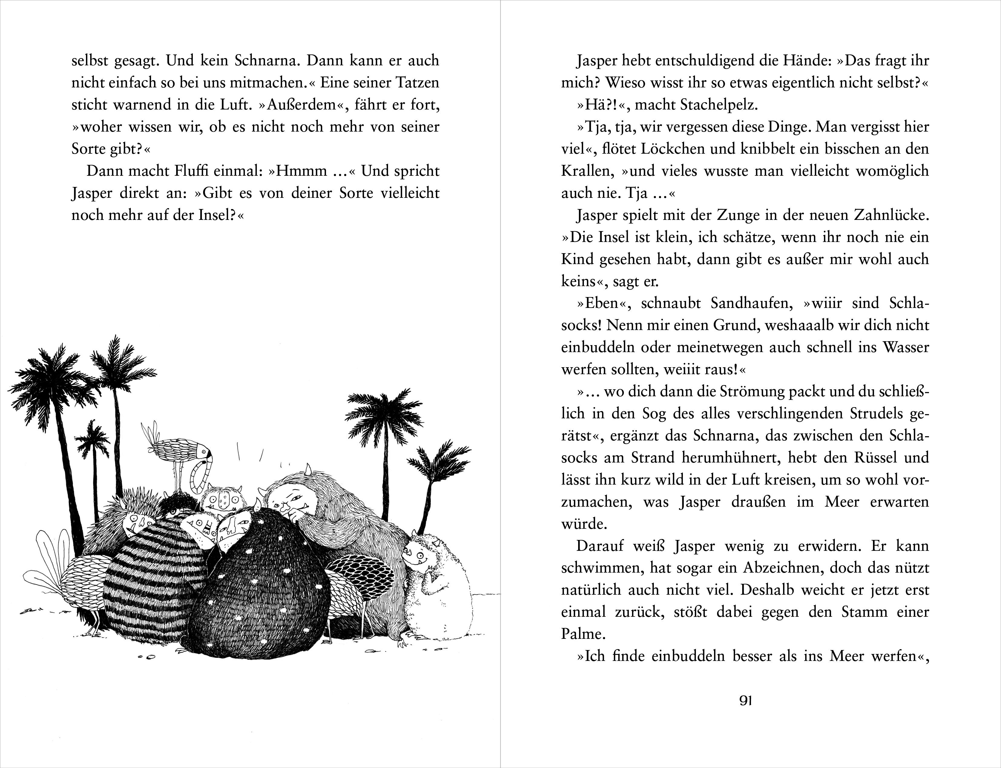 Beispielinhalt (Bild) Die Insel der Schlasocks