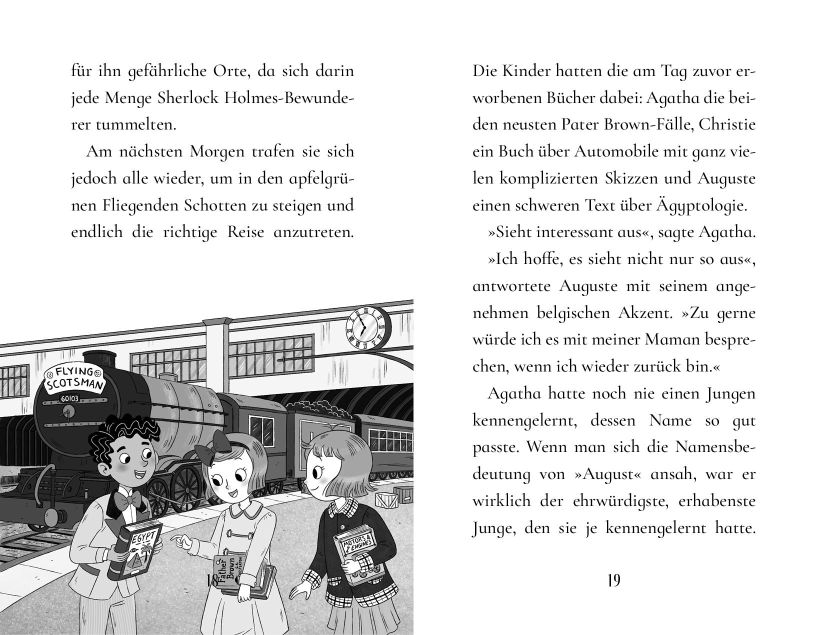 Beispielinhalt (Bild) Detektivagentur Christie & Agatha - Sabotage am Automobil