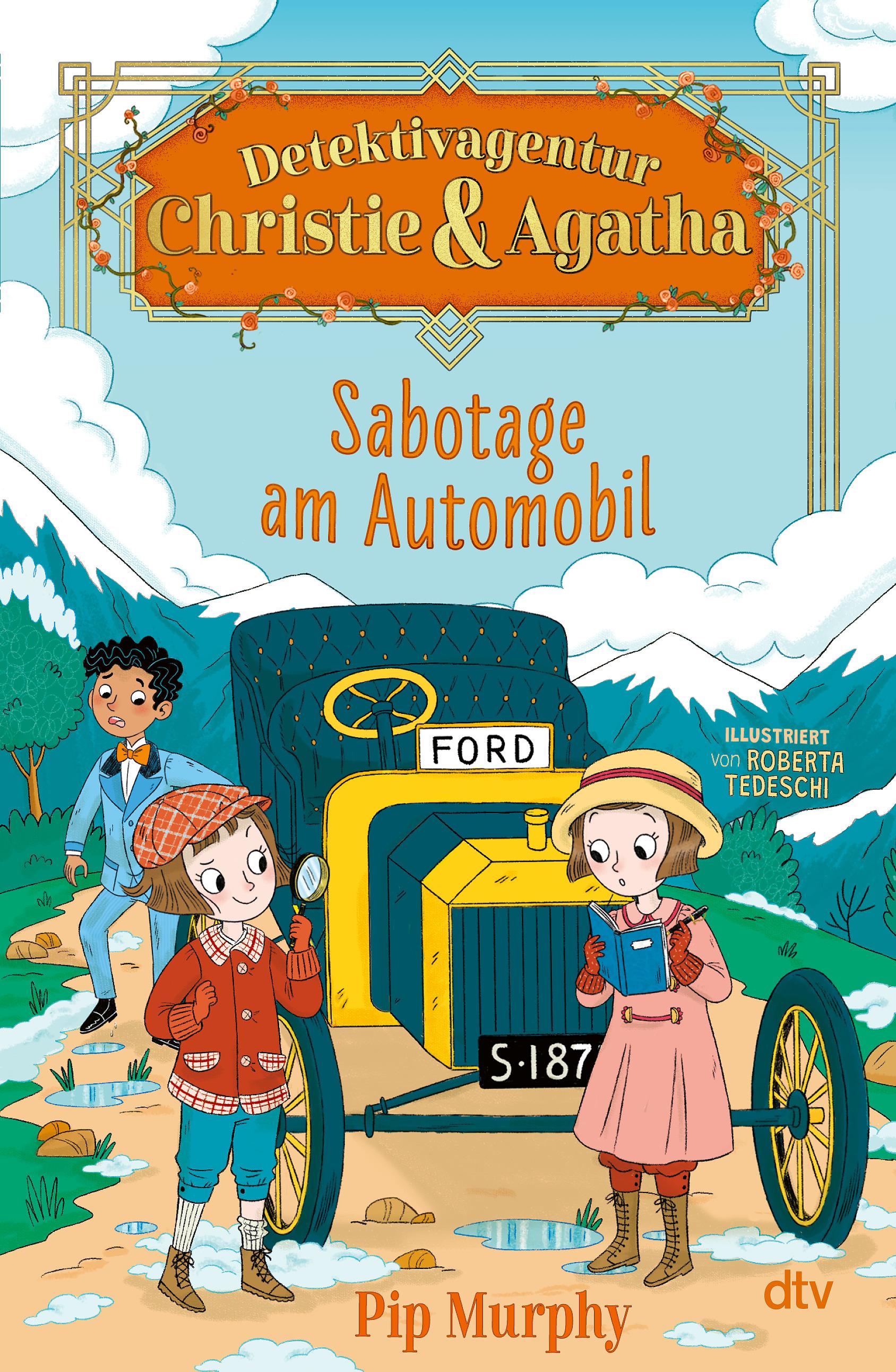 Vorderes Coverbild Detektivagentur Christie & Agatha - Sabotage am Automobil