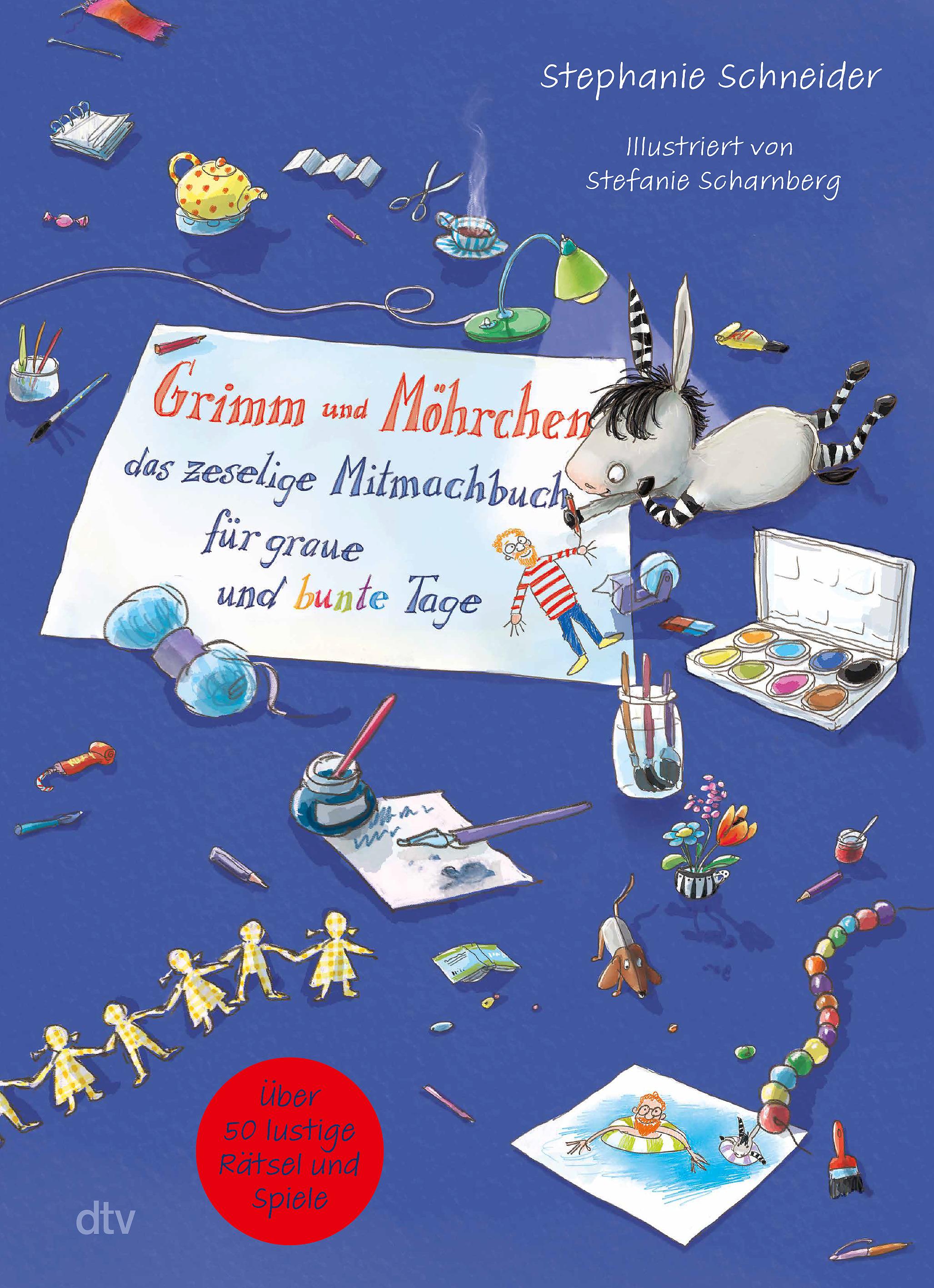 Vorderes Coverbild Grimm und Möhrchen - Das zeselige Mitmachbuch für graue und bunte Tage
