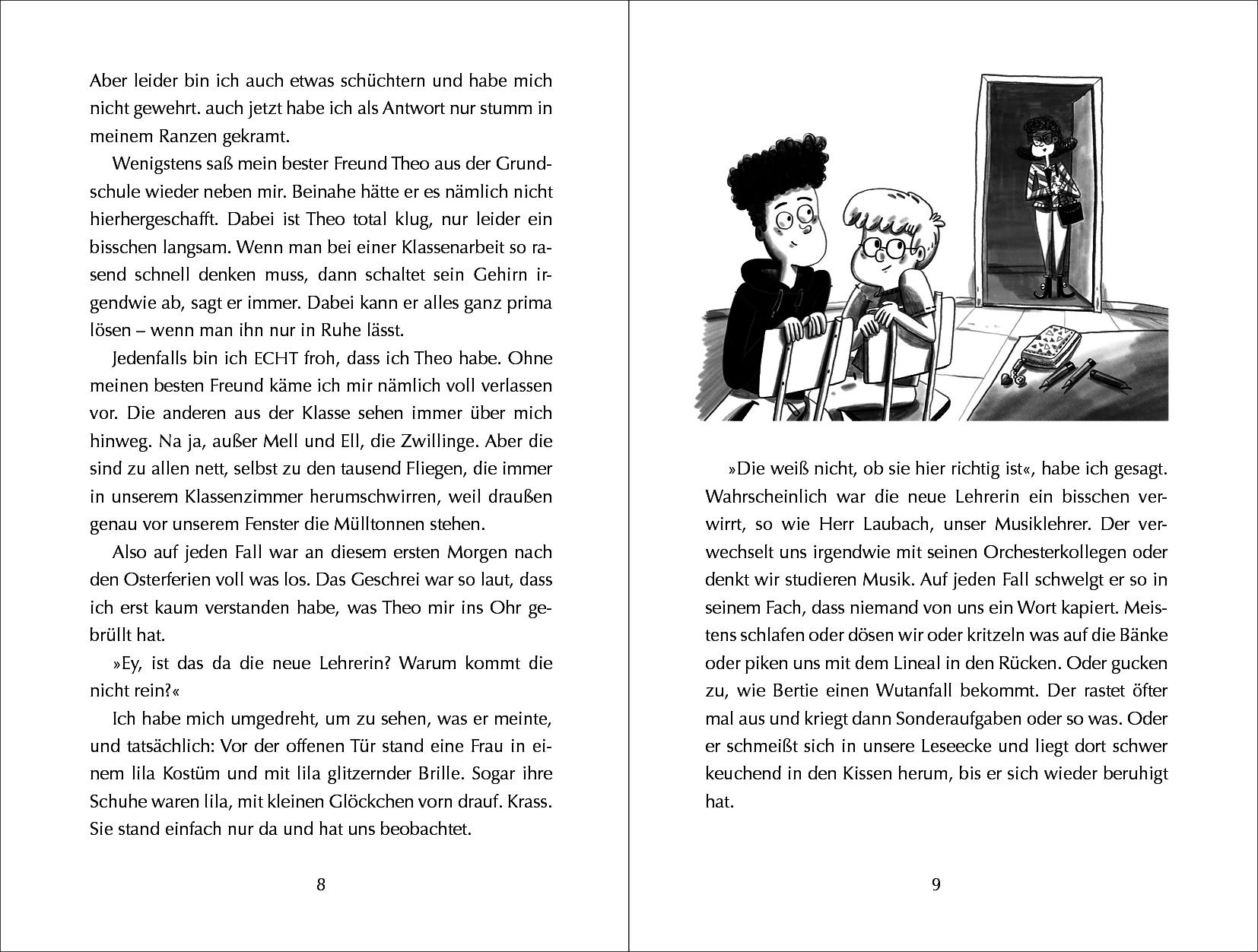 Beispielinhalt (Bild) Die fieseste Lehrerin der Welt