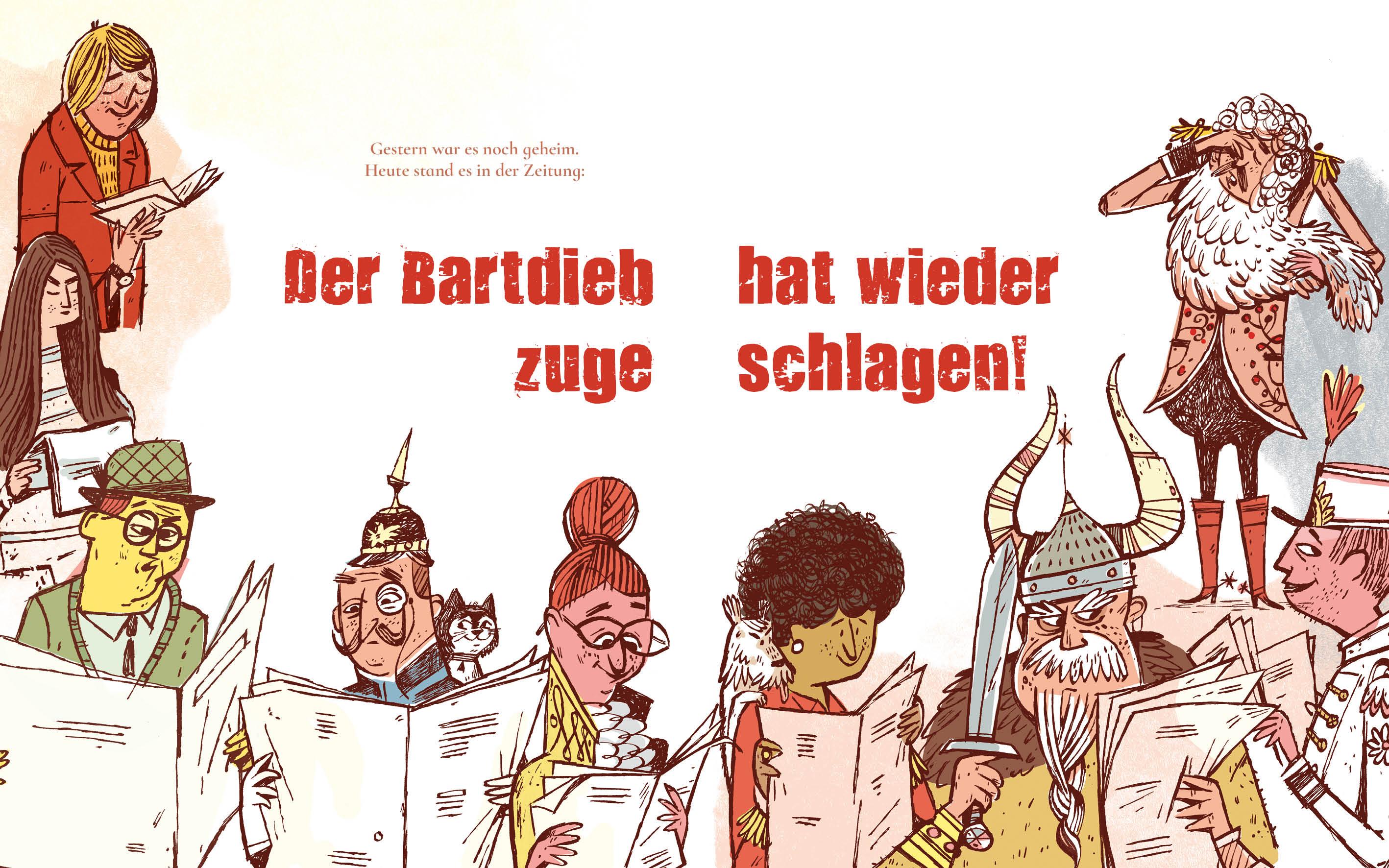 Beispielinhalt (Bild) Der Bartdieb