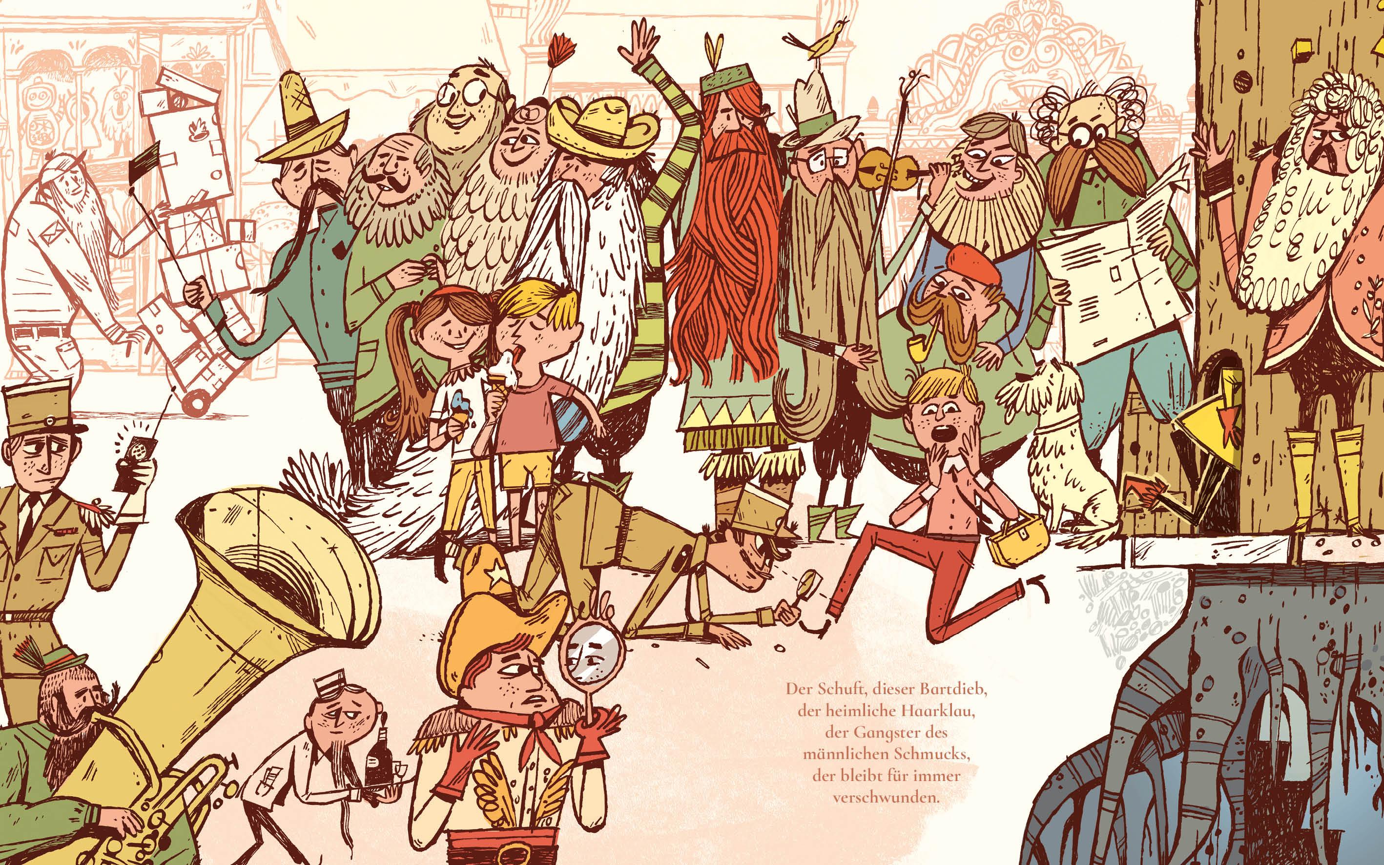 Beispielinhalt (Bild) Der Bartdieb