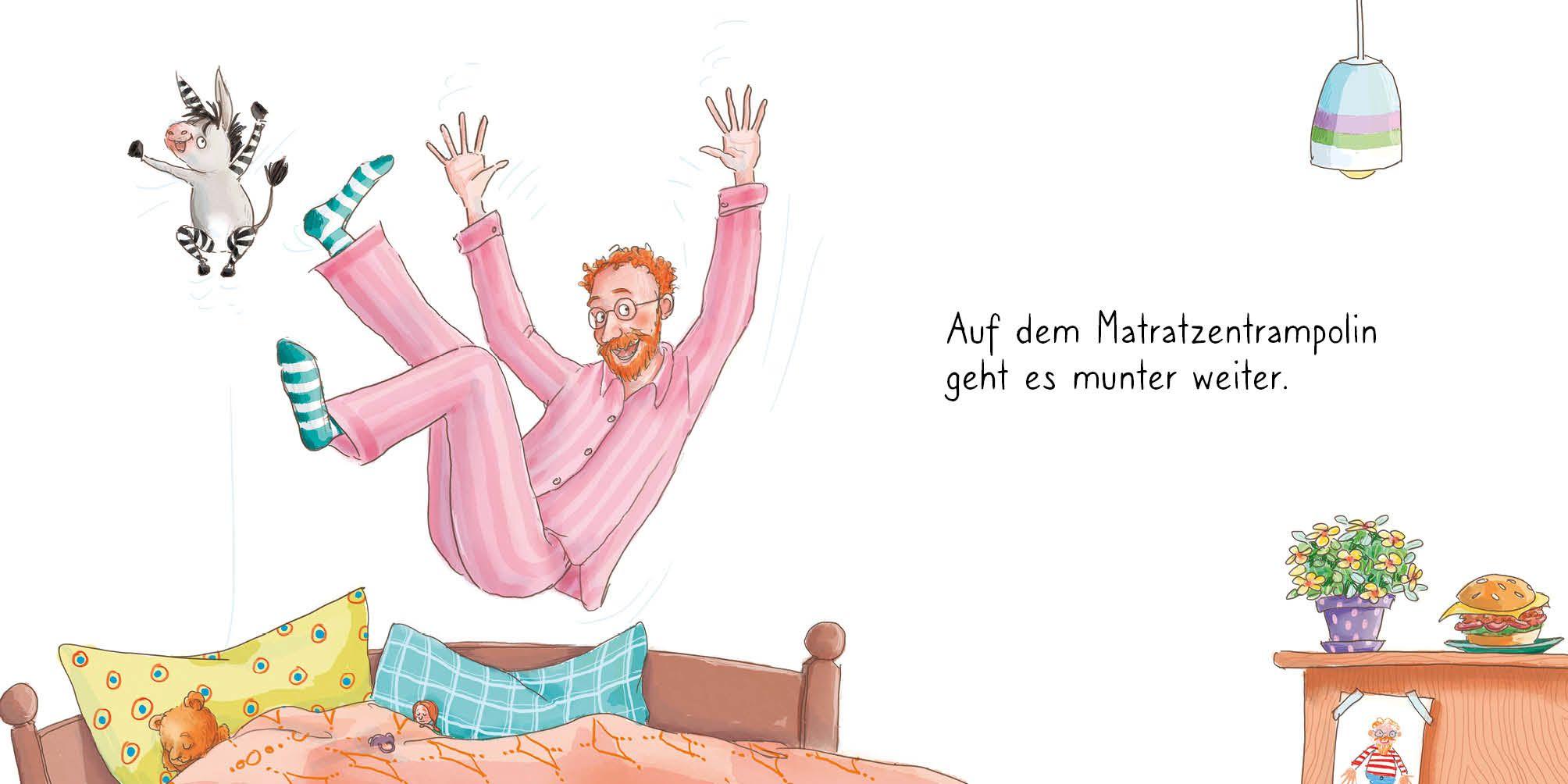 Beispielinhalt (Bild) Grimm und Möhrchen - In die Betten, fertig, los!