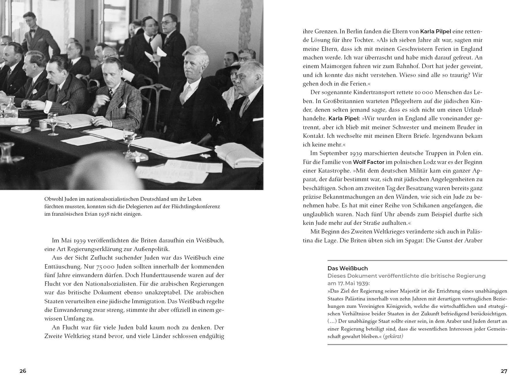 Beispielinhalt (Bild) Die Geschichte der Israelis und Palästinenser