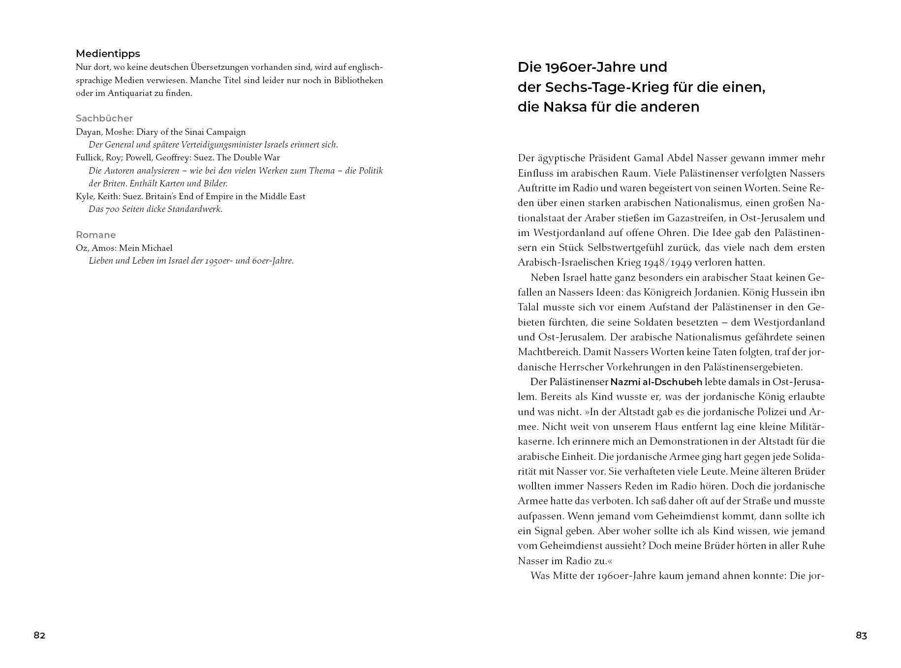 Beispielinhalt (Bild) Die Geschichte der Israelis und Palästinenser