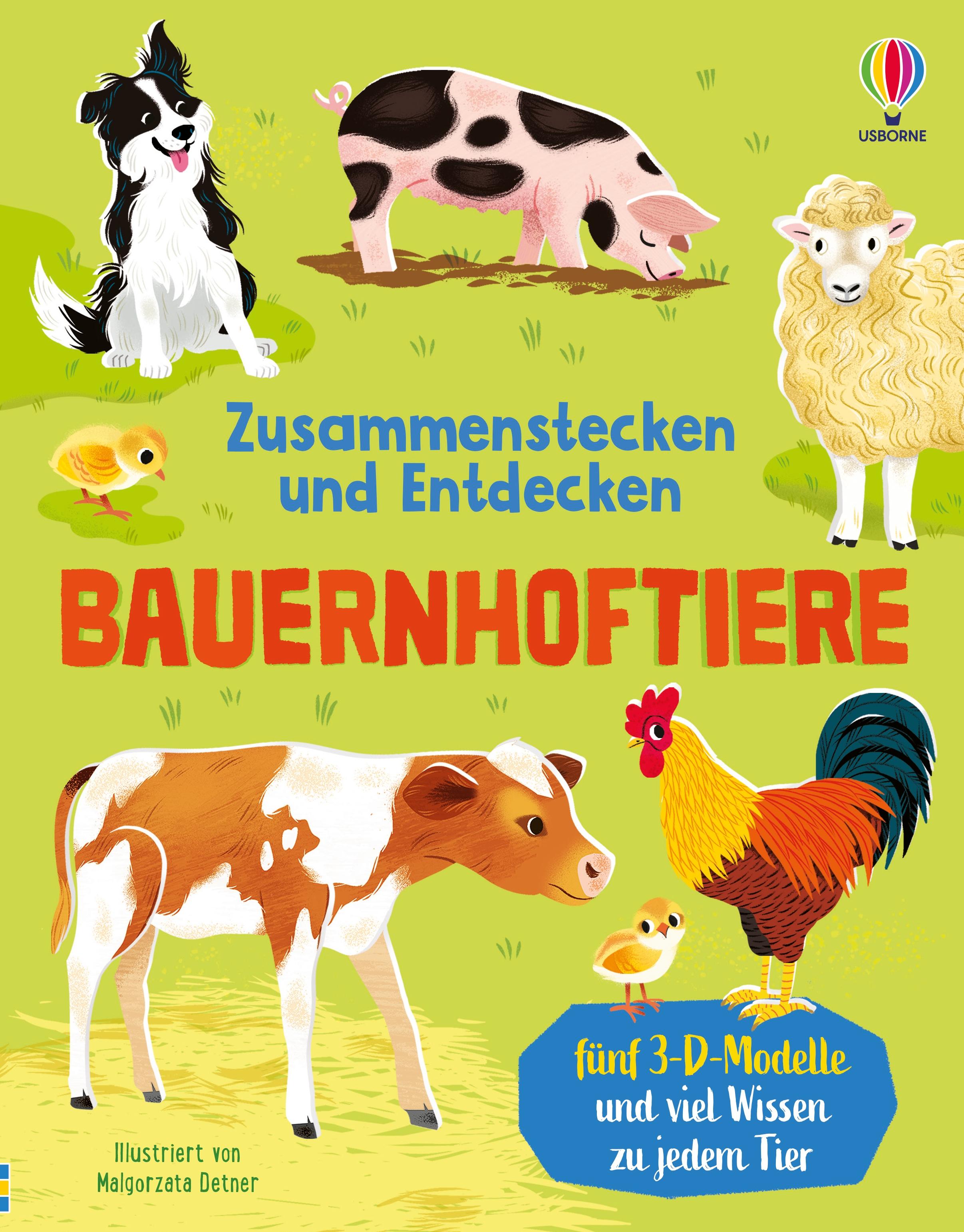 Vorderes Coverbild Zusammenstecken und Entdecken: Bauernhoftiere