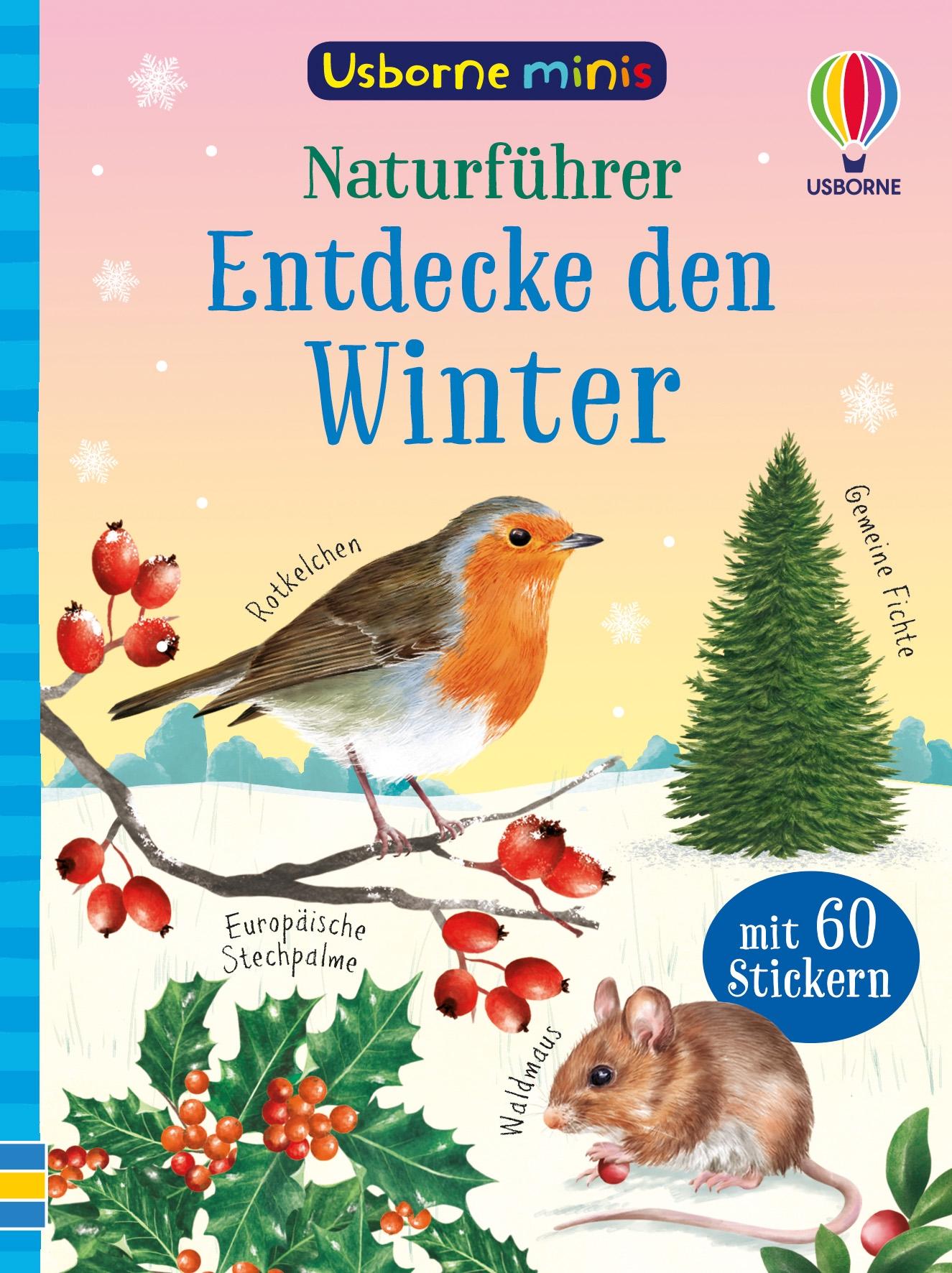 Vorderes Coverbild Usborne Minis - Naturführer: Entdecke den Winter
